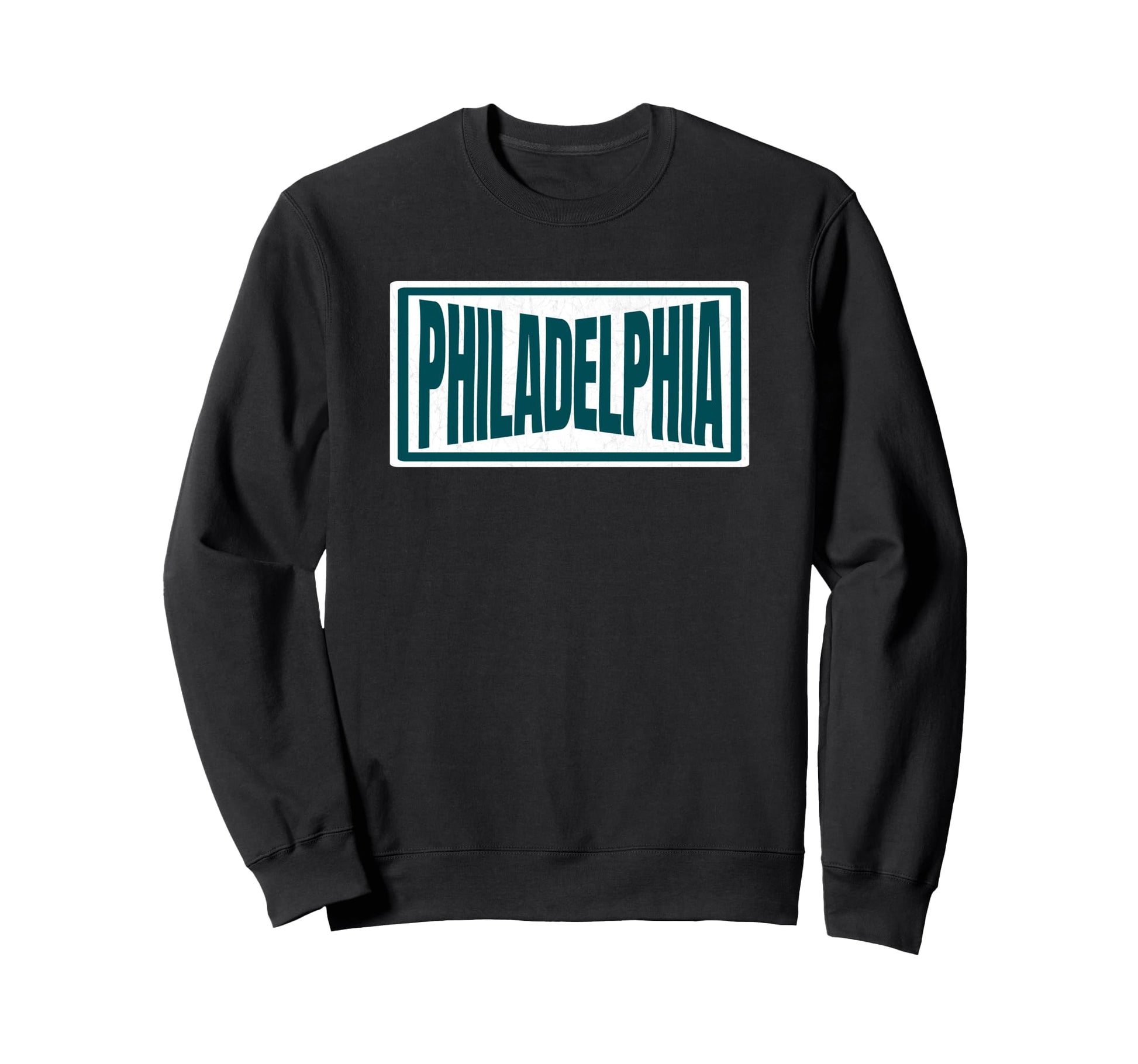 Philadelphia Green White Striped Sweatshirt - Trendy Graphic for Adults - T-Shirt, Sweatshirt, Hoodie
