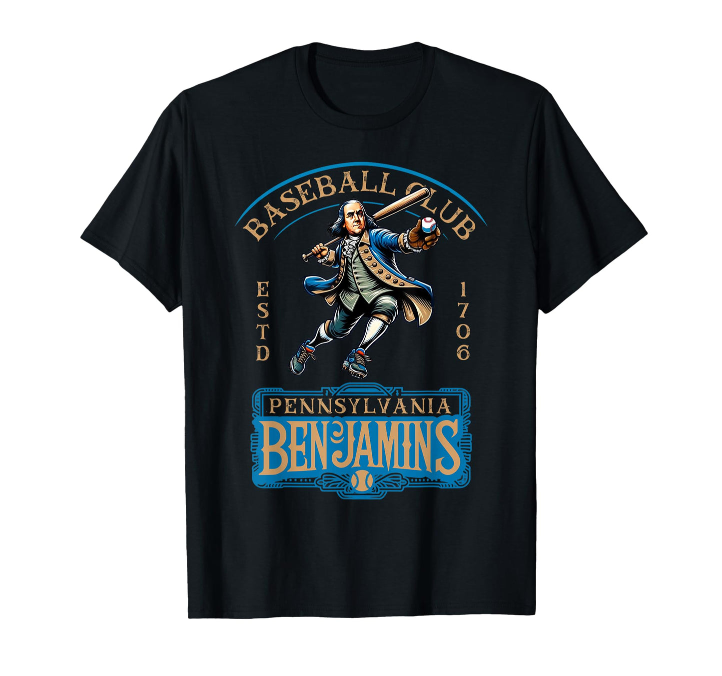 Pennslyvania Benjamins Minor League T-Shirt - Trendy Graphic Unisex - T-Shirt, Sweatshirt, Hoodie