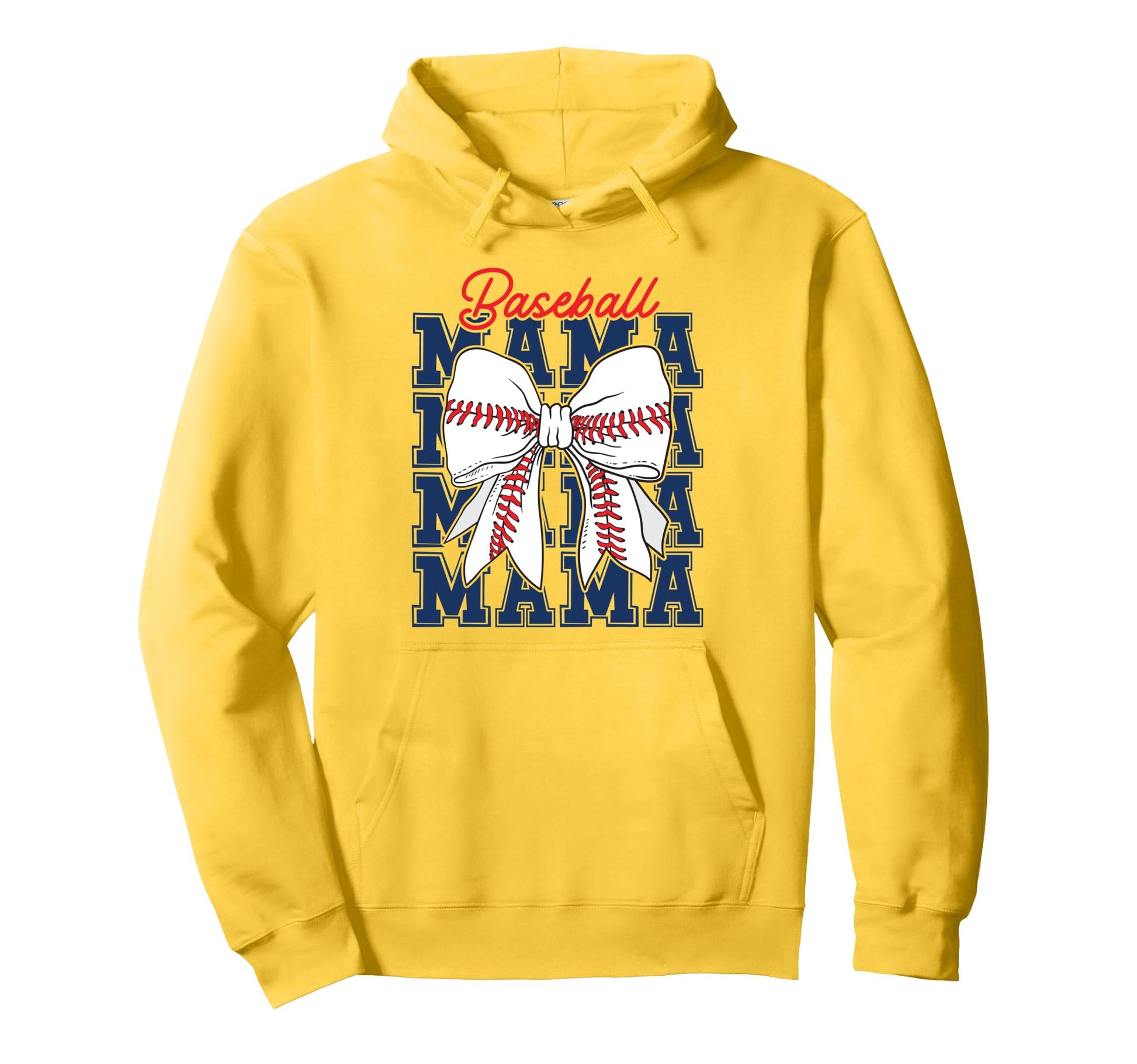 Baseball Mama Coquette Bow Game Day Hoodie - Fun Novelty Design Unisex - T-Shirt, Sweatshirt, Hoodie