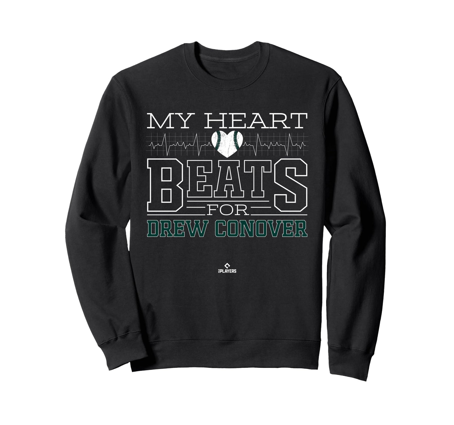 My Heart Beats Drew Conover Sweatshirt - Trendy Graphic for Adults - T-Shirt, Sweatshirt, Hoodie