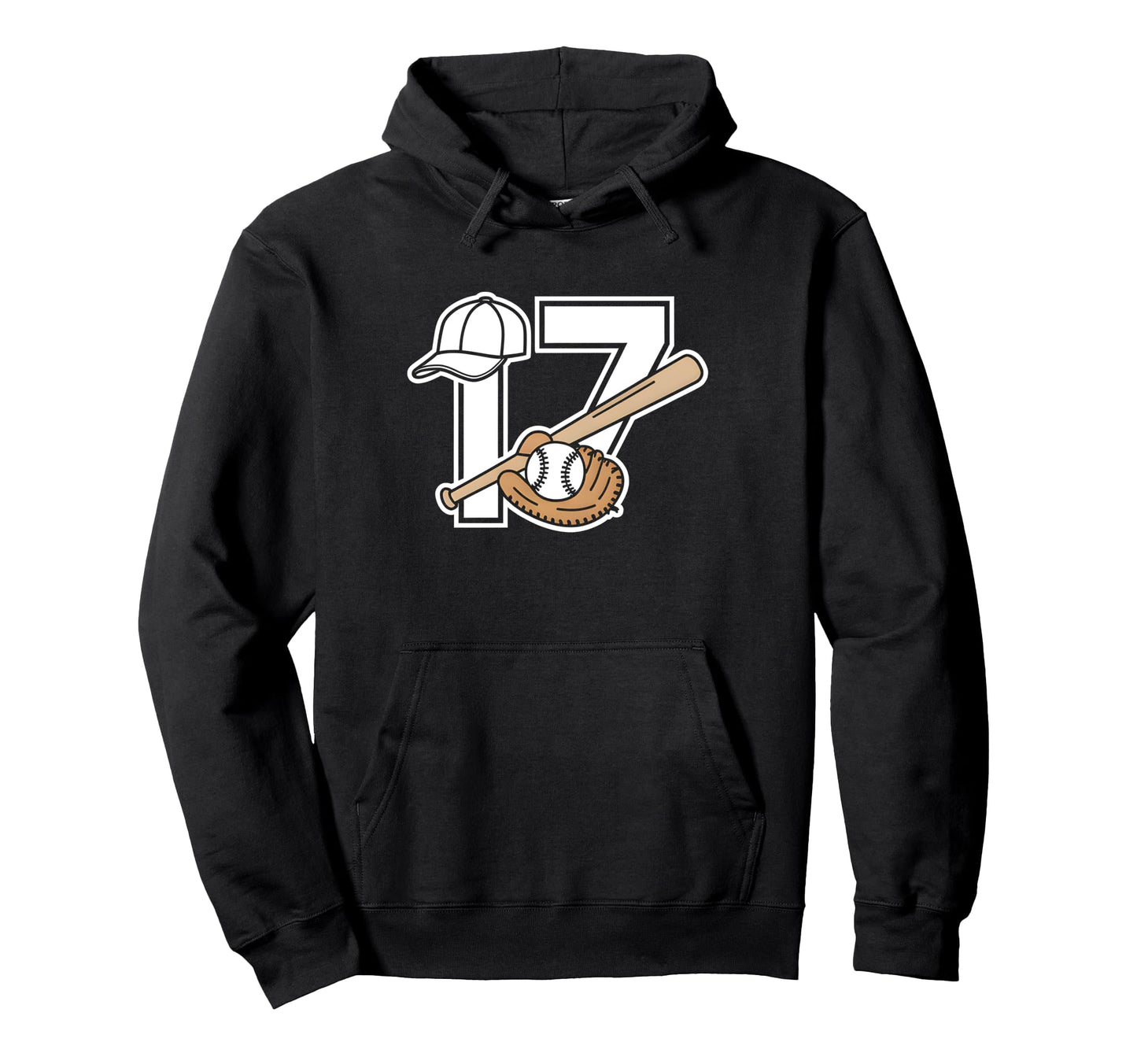 17Th Birthday Baseball 17 Year Old Family Hoodie - Streetwear Style Unisex - T-Shirt, Sweatshirt, Hoodie