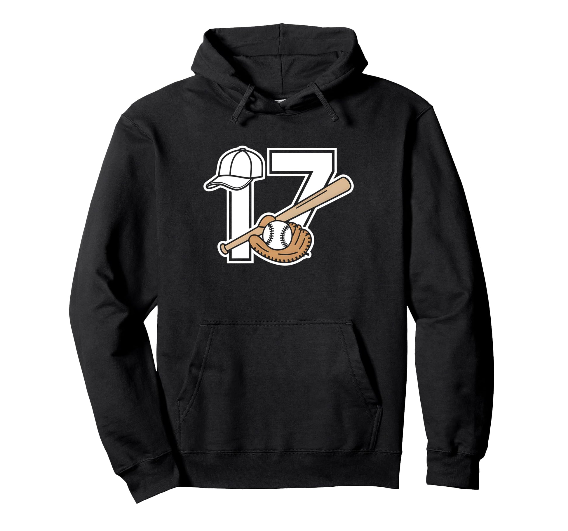 17Th Birthday Baseball 17 Year Old Family Hoodie - Streetwear Style Unisex - T-Shirt, Sweatshirt, Hoodie