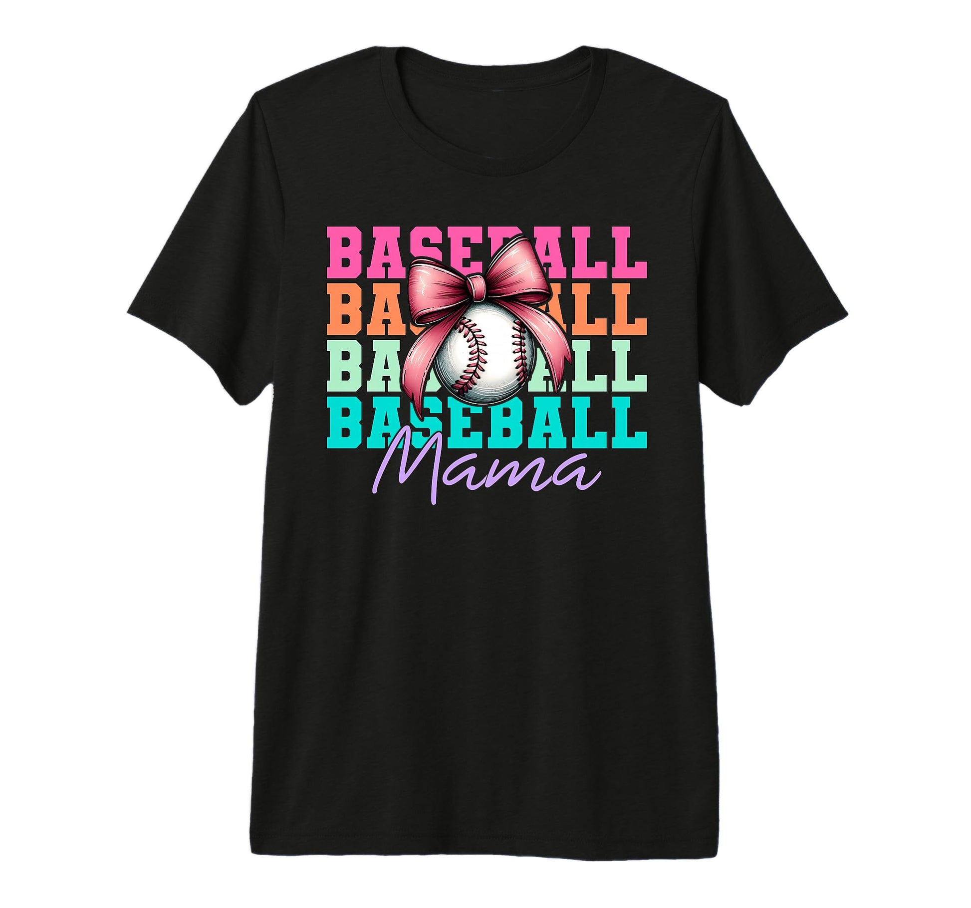Baseball Mama Baseball Mom Mothers T-Shirt - Aesthetic Graphic Men Women - T-Shirt, Sweatshirt, Hoodie