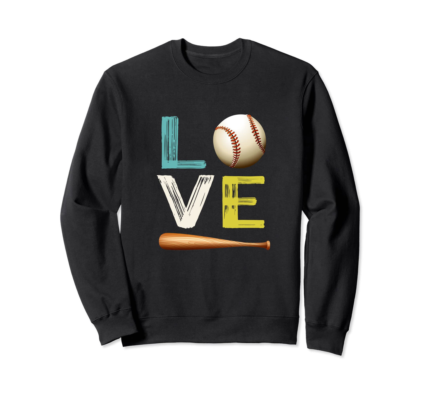 Love Softball Best Fun Birthday Sweatshirt - Novelty Apparel Men Women - T-Shirt, Sweatshirt, Hoodie