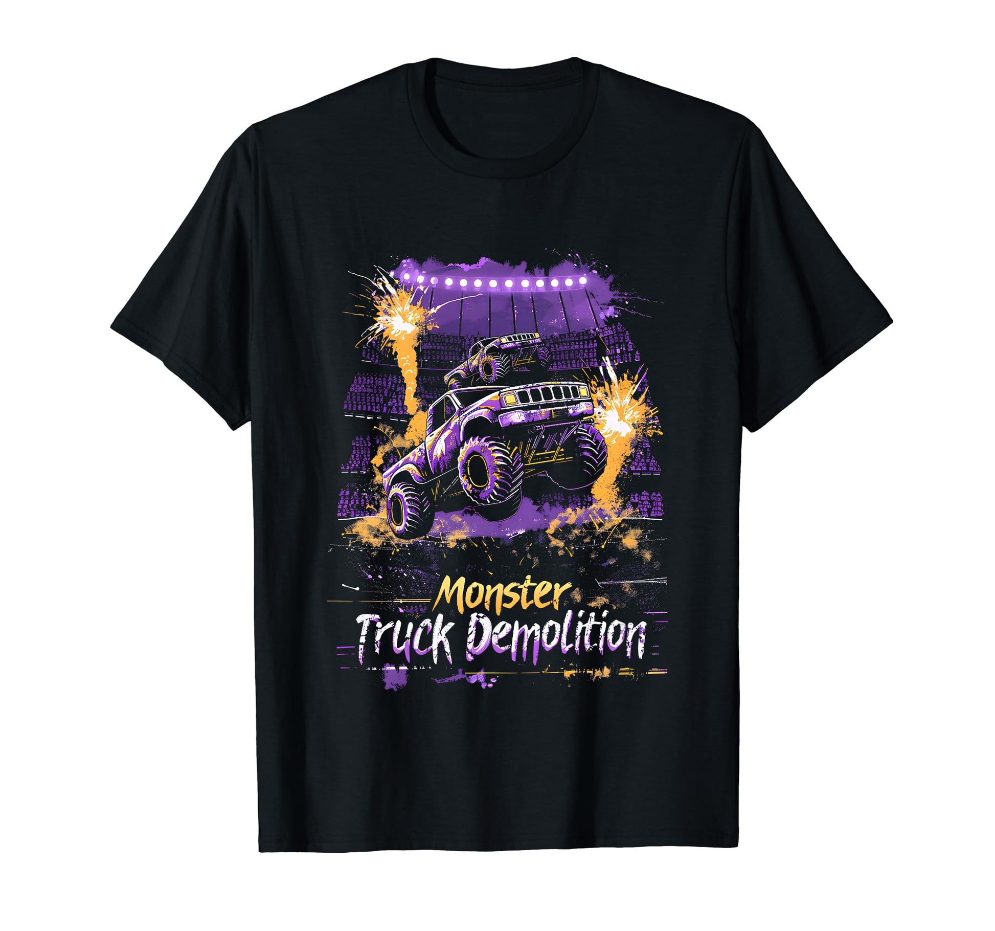 Monster Truck Demolition Adrenalin Car T-Shirt - Aesthetic Graphic Unisex - T-Shirt, Sweatshirt, Hoodie