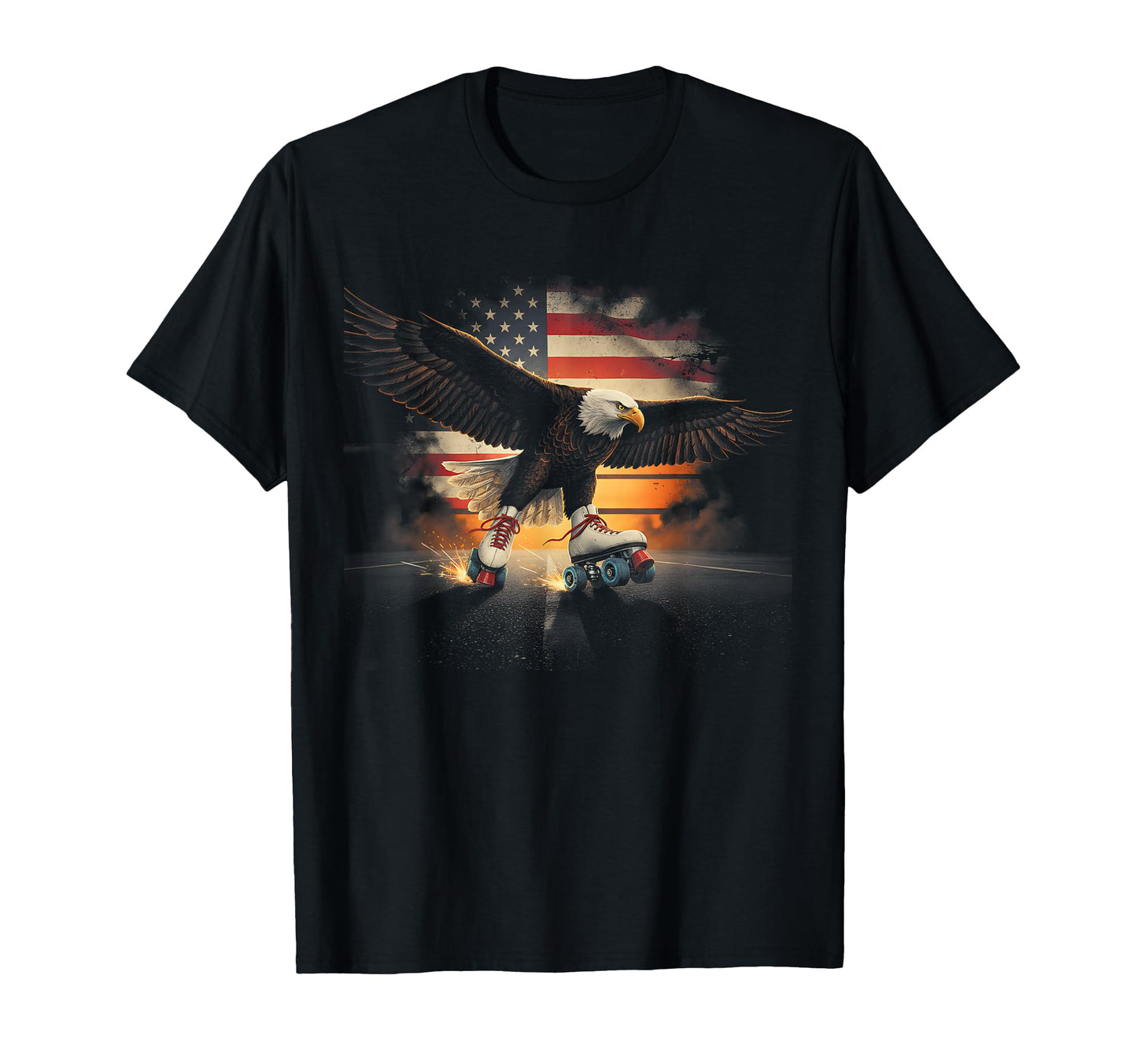 Funny Roller Skates Roller Skating T-Shirt - Custom Art Print for Adults - T-Shirt, Sweatshirt, Hoodie