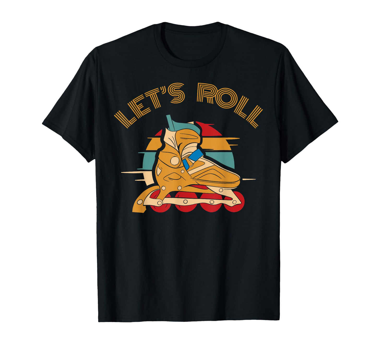 Inline Skating Skater Skate 70S 80S T-Shirt - Aesthetic Graphic Unisex - T-Shirt, Sweatshirt, Hoodie