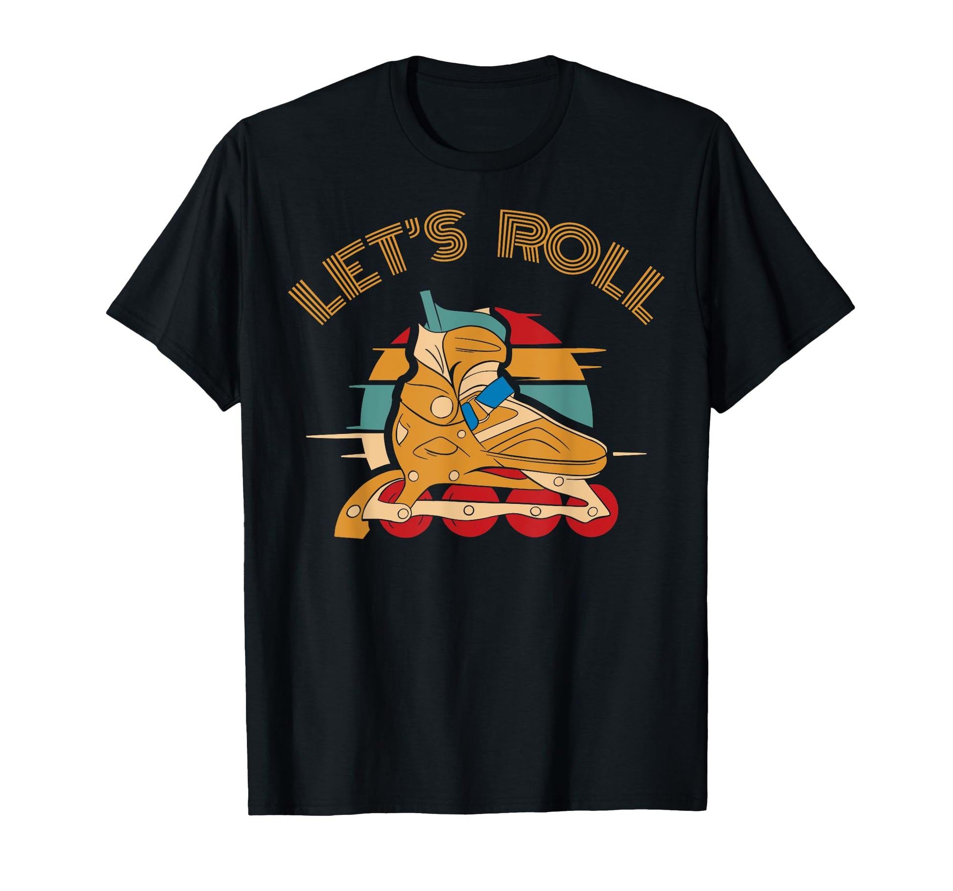 Inline Skating Skater Skate 70S 80S T-Shirt - Aesthetic Graphic Unisex - T-Shirt, Sweatshirt, Hoodie