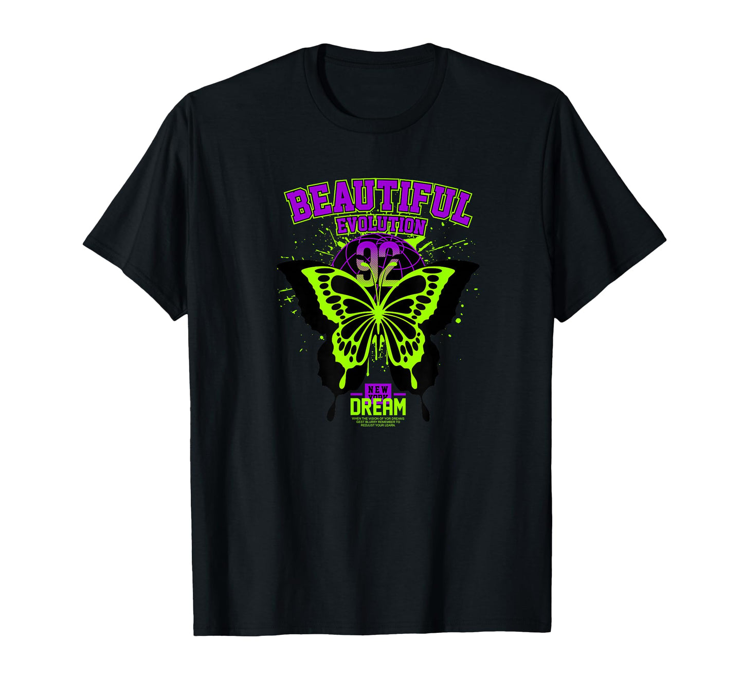 Butterfly Y2K Grunge Aesthetic T-Shirt - Custom Art Print Unisex - T-Shirt, Sweatshirt, Hoodie