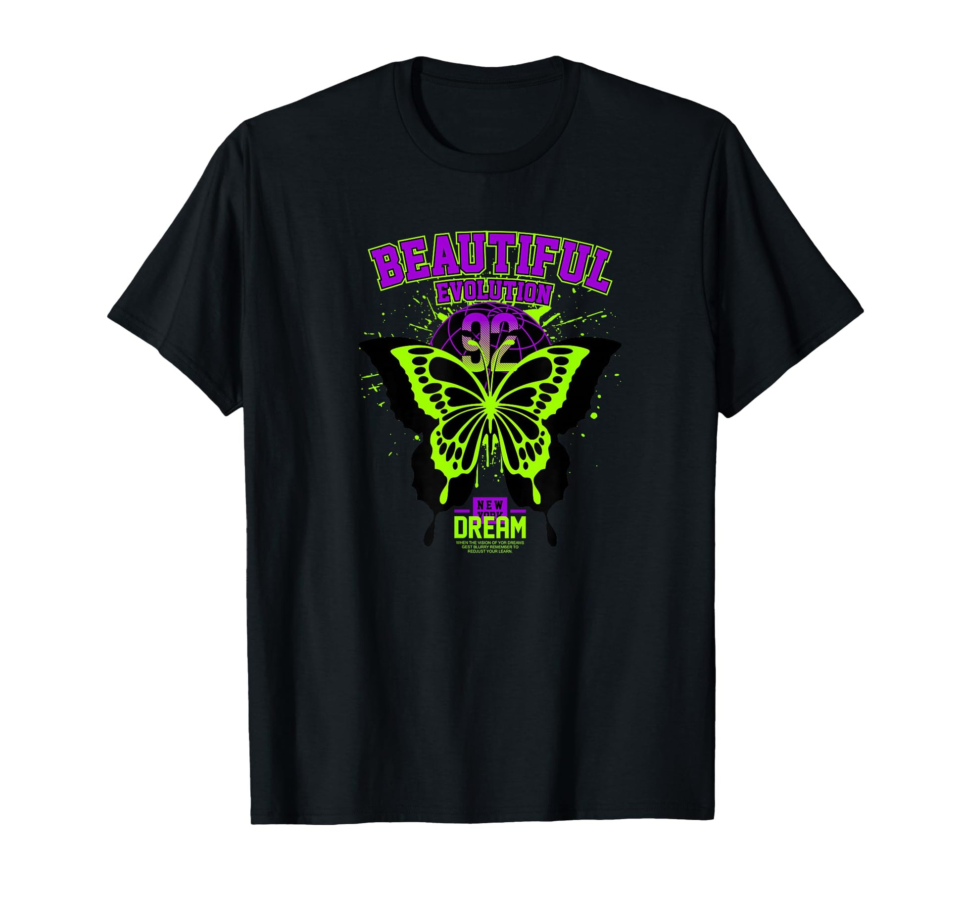 Butterfly Y2K Grunge Aesthetic T-Shirt - Custom Art Print Unisex - T-Shirt, Sweatshirt, Hoodie