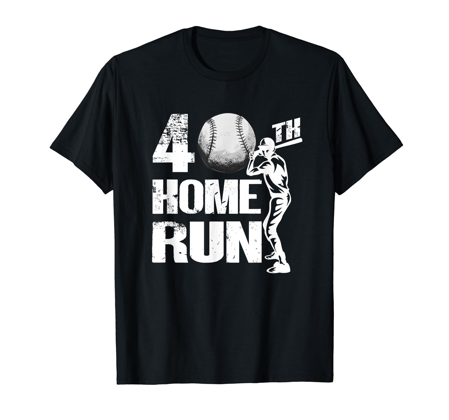 40 Years Old Baseball 40Th Birthday T-Shirt - Aesthetic Graphic Unisex - T-Shirt, Sweatshirt, Hoodie