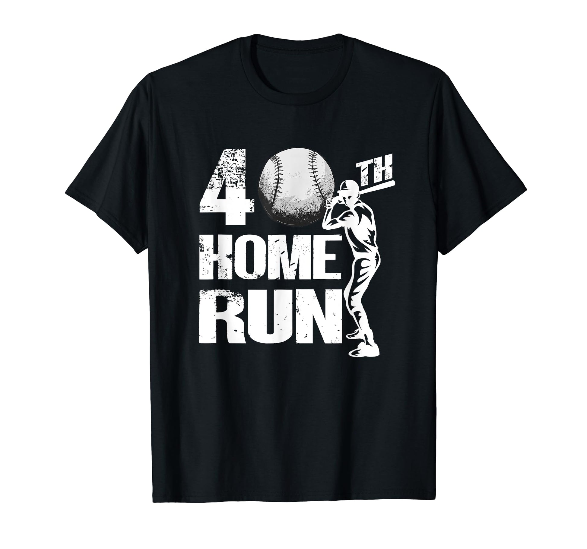 40 Years Old Baseball 40Th Birthday T-Shirt - Aesthetic Graphic Unisex - T-Shirt, Sweatshirt, Hoodie
