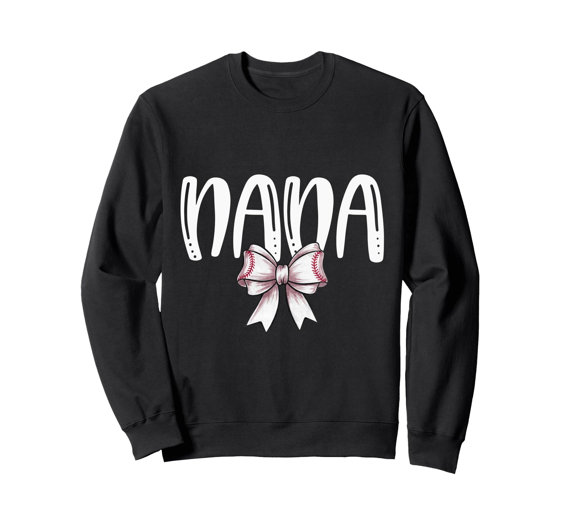 Coquette Baseball Nana Spirit Sweatshirt - Custom Art Print Men Women - T-Shirt, Sweatshirt, Hoodie