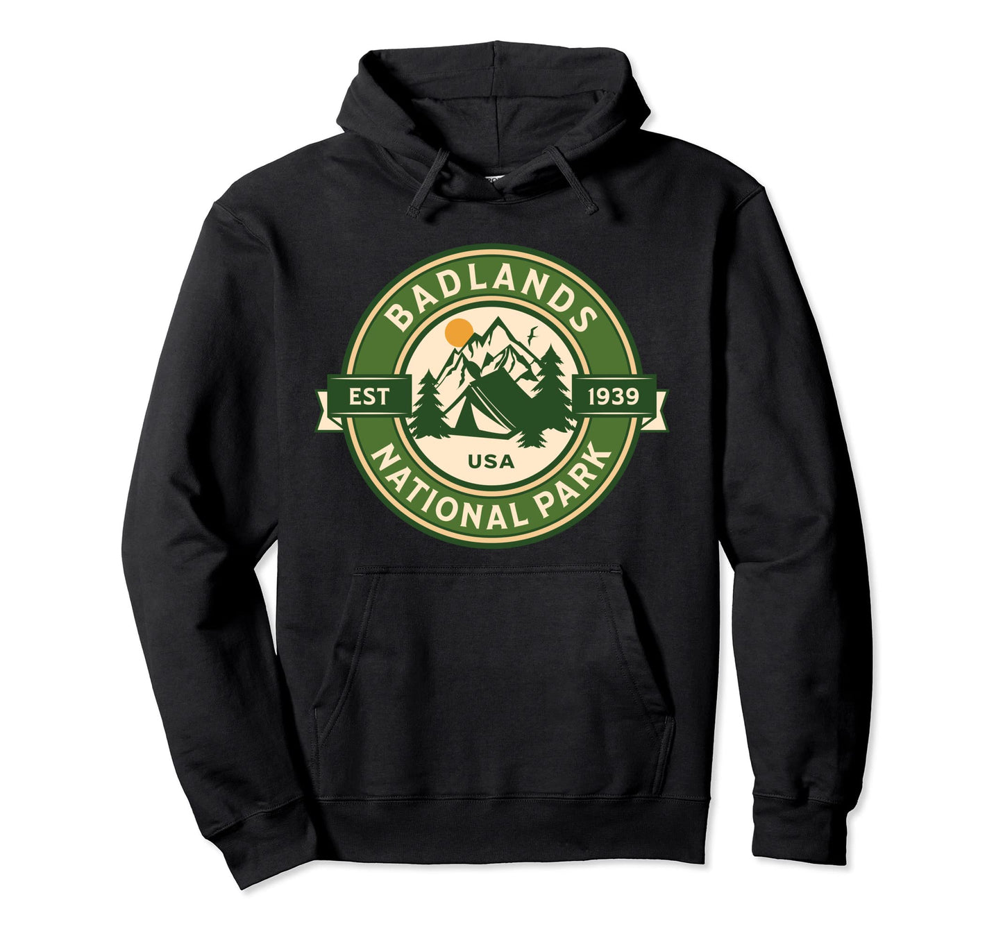 Badlands National Park South Dakota Hoodie - Unique Graphic for Adults - T-Shirt, Sweatshirt, Hoodie