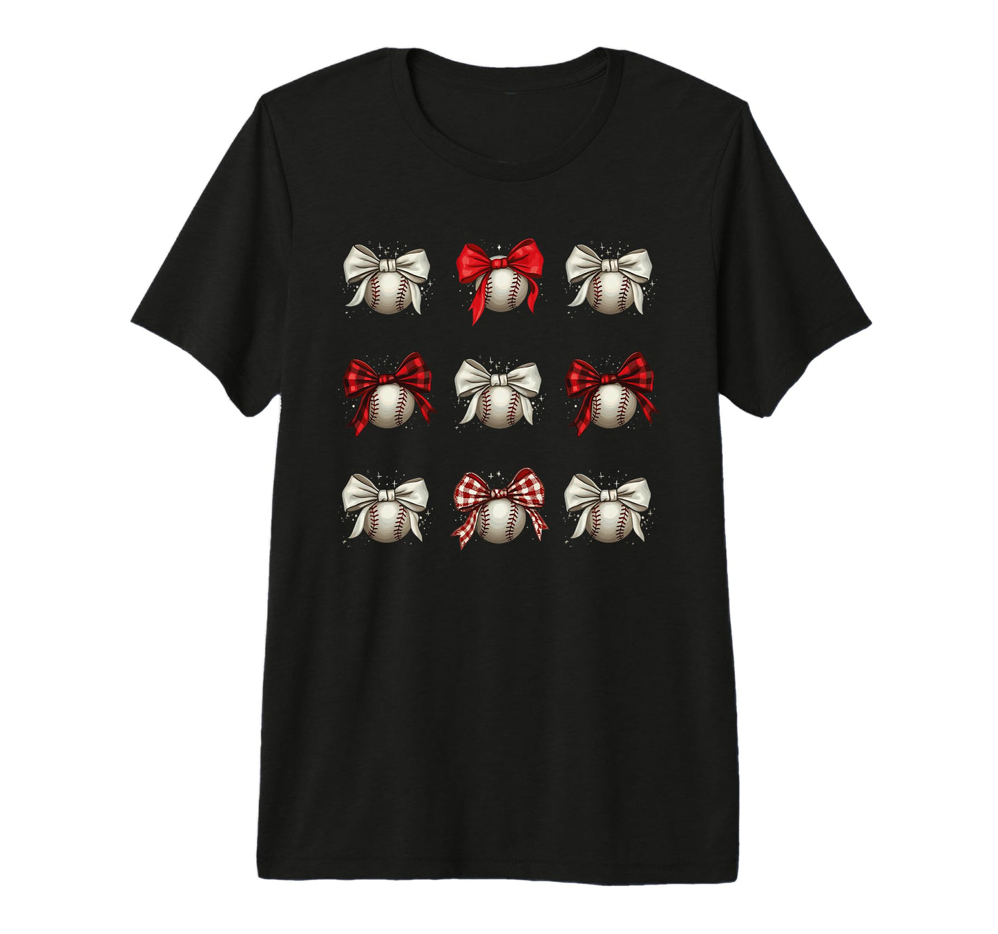 Baseball Coquette Bow Baseball Mom T-Shirt - Casual Everyday Wear Unisex - T-Shirt, Sweatshirt, Hoodie