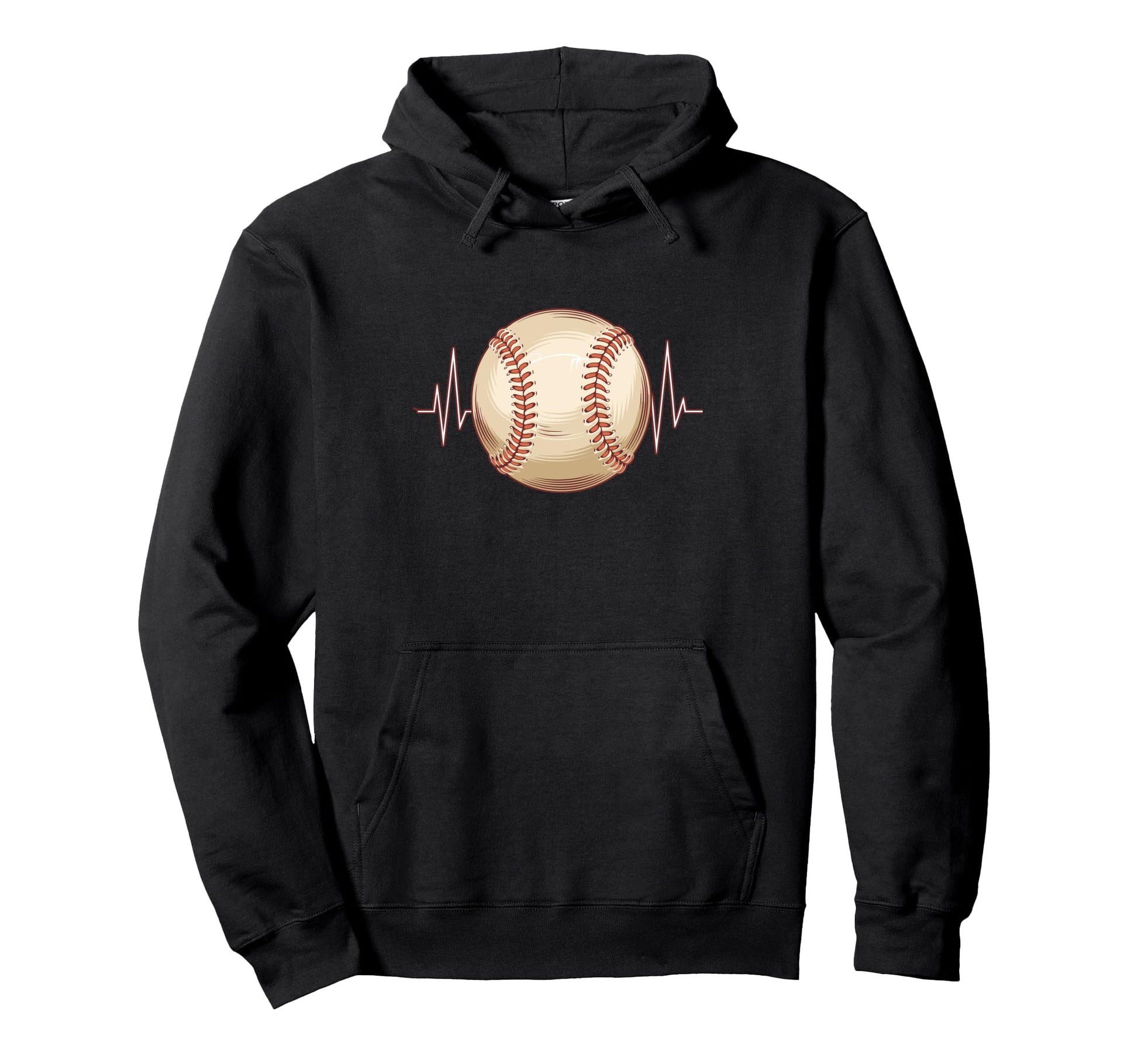 Baseball Heartbeat Batter Hoodie - Custom Art Print Men Women - T-Shirt, Sweatshirt, Hoodie