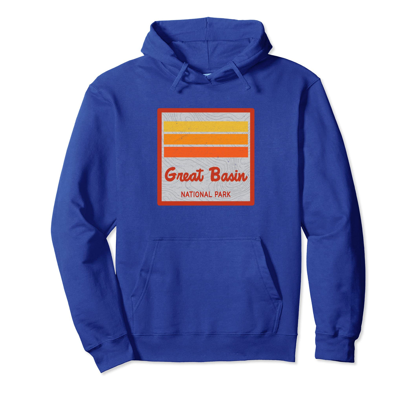 Great Basin National Park Stripes Hoodie - Fun Novelty Design Men Women - T-Shirt, Sweatshirt, Hoodie