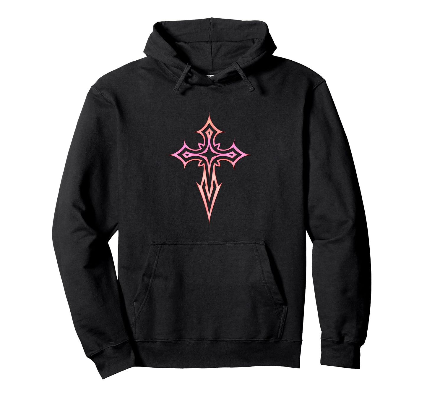 Gothic Cross Y2K Alt Aesthetic Emo Hoodie - Streetwear Style for Adults - T-Shirt, Sweatshirt, Hoodie