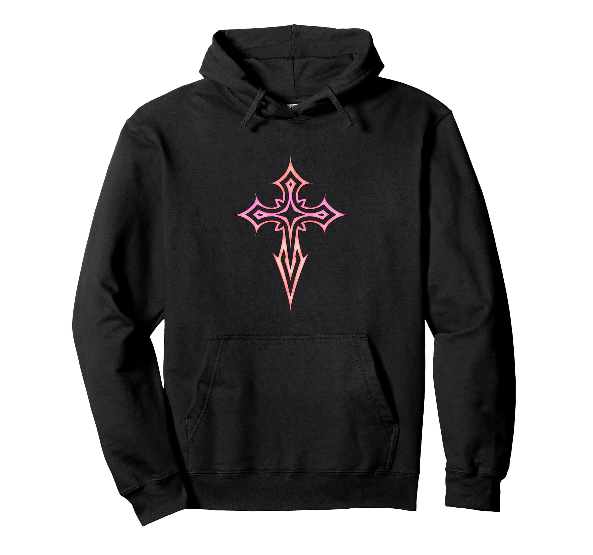 Gothic Cross Y2K Alt Aesthetic Emo Hoodie - Streetwear Style for Adults - T-Shirt, Sweatshirt, Hoodie