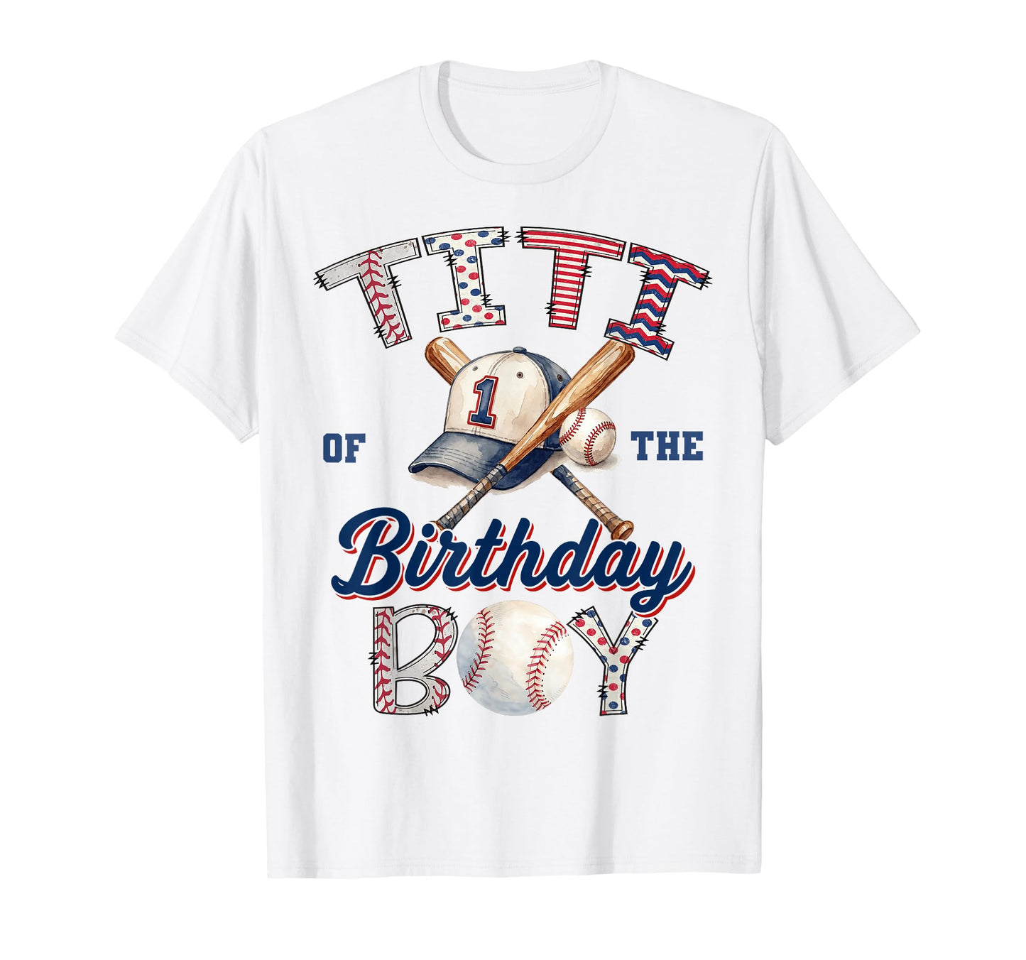 Titi Birthday Baseball Party Family T-Shirt - Graphic Print for Adults - T-Shirt, Sweatshirt, Hoodie