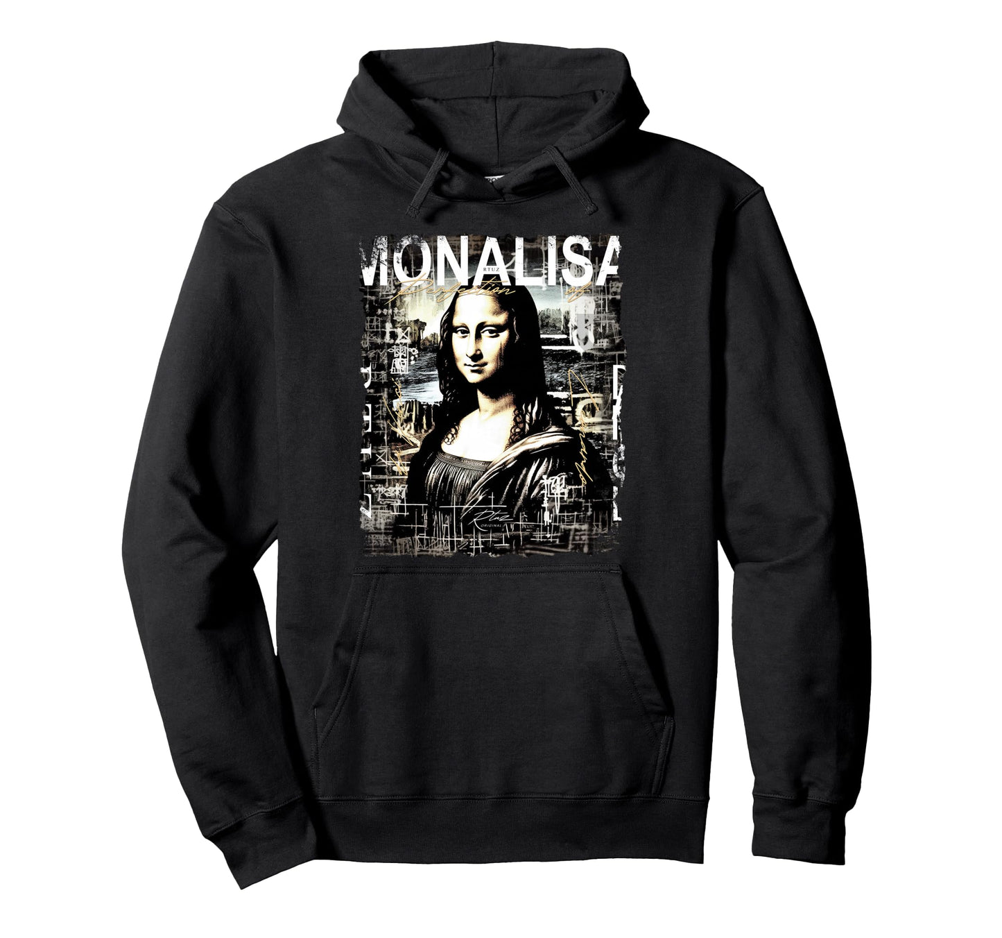 Mona Lisa Aesthetic Y2K Streetwear Hoodie - Unique Graphic for Adults - T-Shirt, Sweatshirt, Hoodie