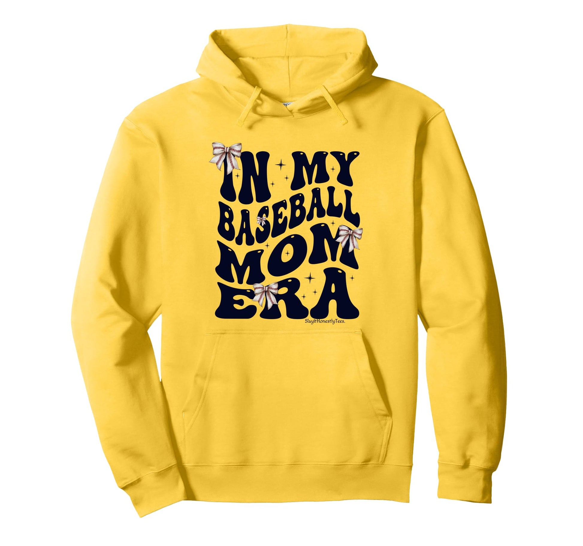 Coquette Baseball Bow Baseball Players Hoodie - Minimalist Print Unisex - T-Shirt, Sweatshirt, Hoodie