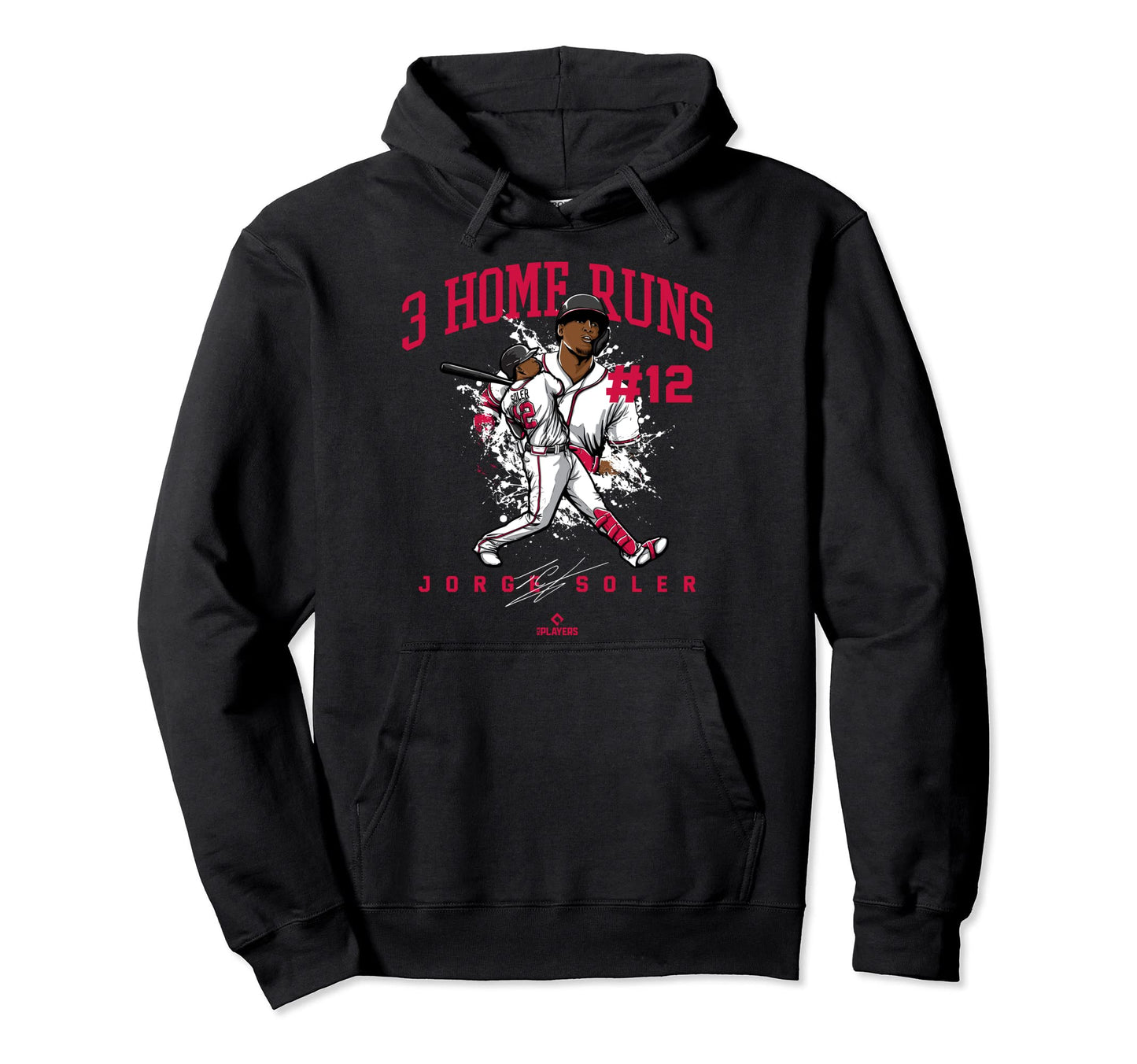 3 Home Runs Jorge Soler Mlbpa Hoodie - Casual Everyday Wear Men Women - T-Shirt, Sweatshirt, Hoodie