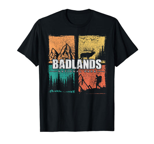 Badlands National Park Us Badlands T-Shirt - Custom Art Print Men Women - T-Shirt, Sweatshirt, Hoodie