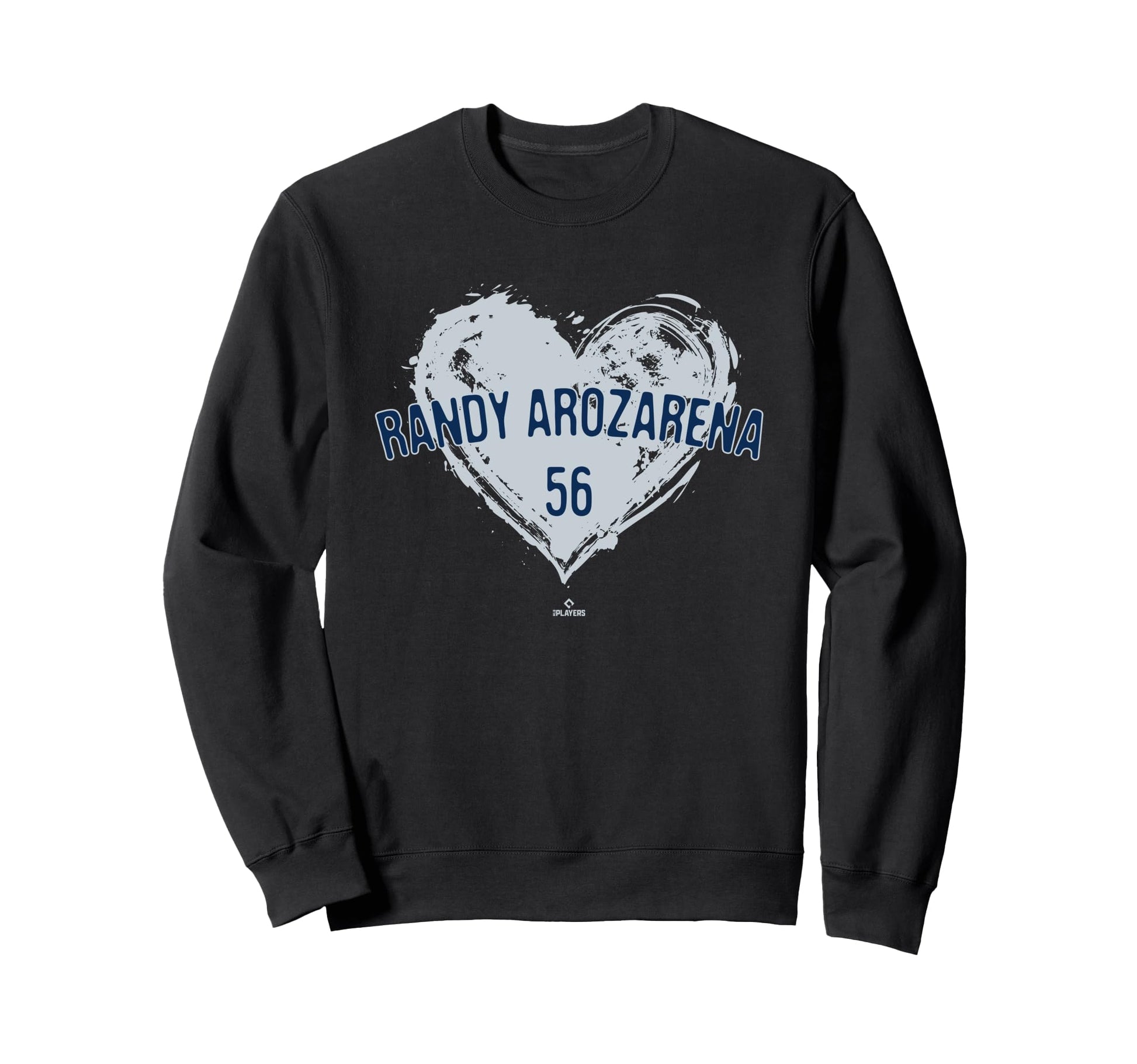Distressed Heart Randy Arozarena Sweatshirt - Minimalist Print for Adults - T-Shirt, Sweatshirt, Hoodie