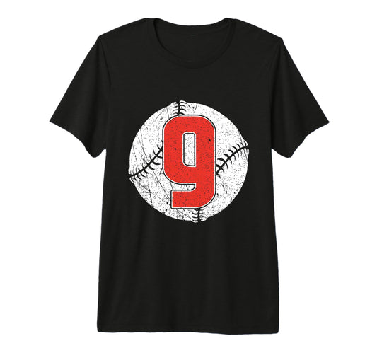 Baseball Birthday 9Th Birthday Party T-Shirt - Trendy Graphic Men Women - T-Shirt, Sweatshirt, Hoodie
