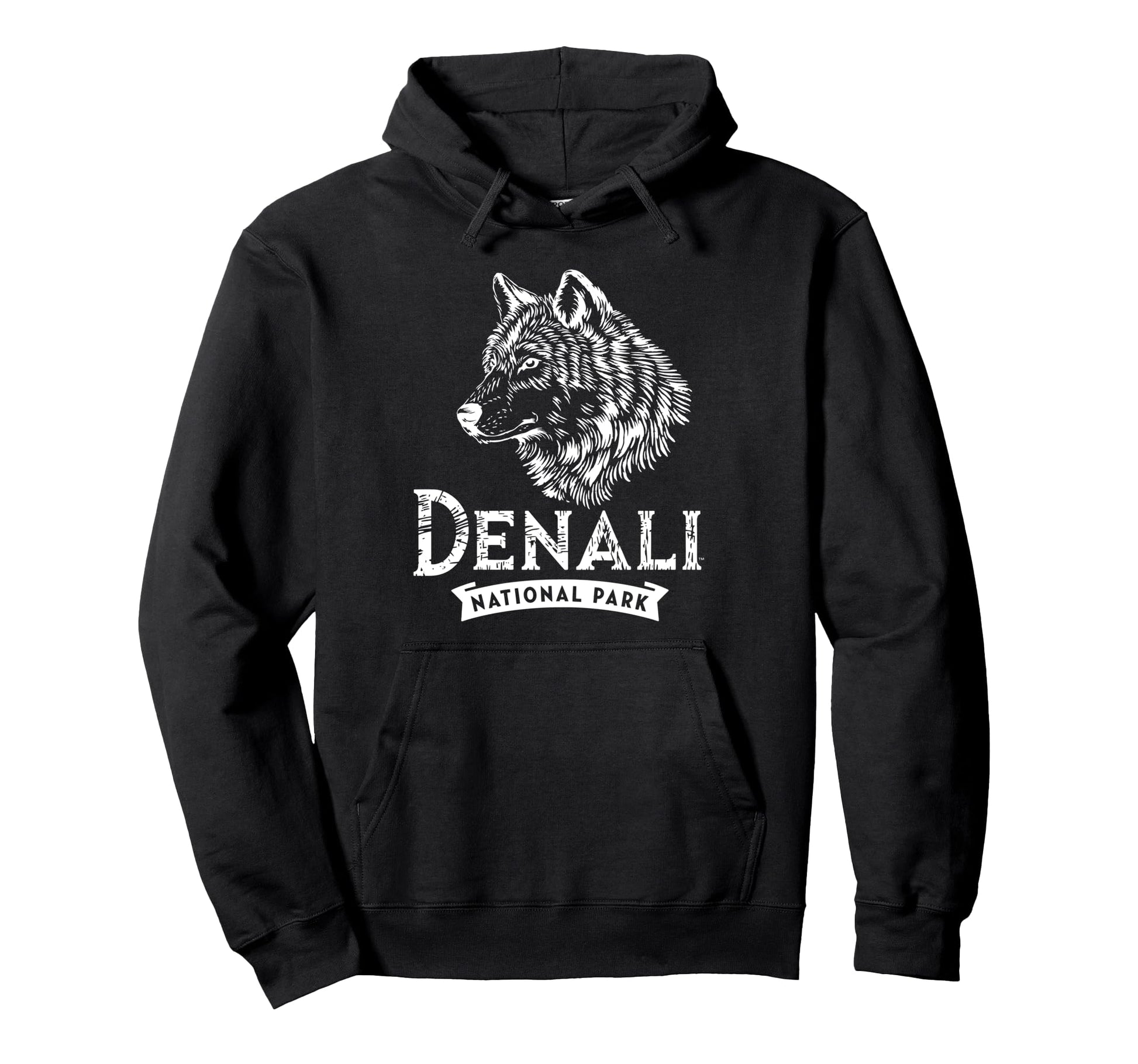 Denali Est 1917 Alaska National Park Hoodie - Custom Art Print for Adults - T-Shirt, Sweatshirt, Hoodie