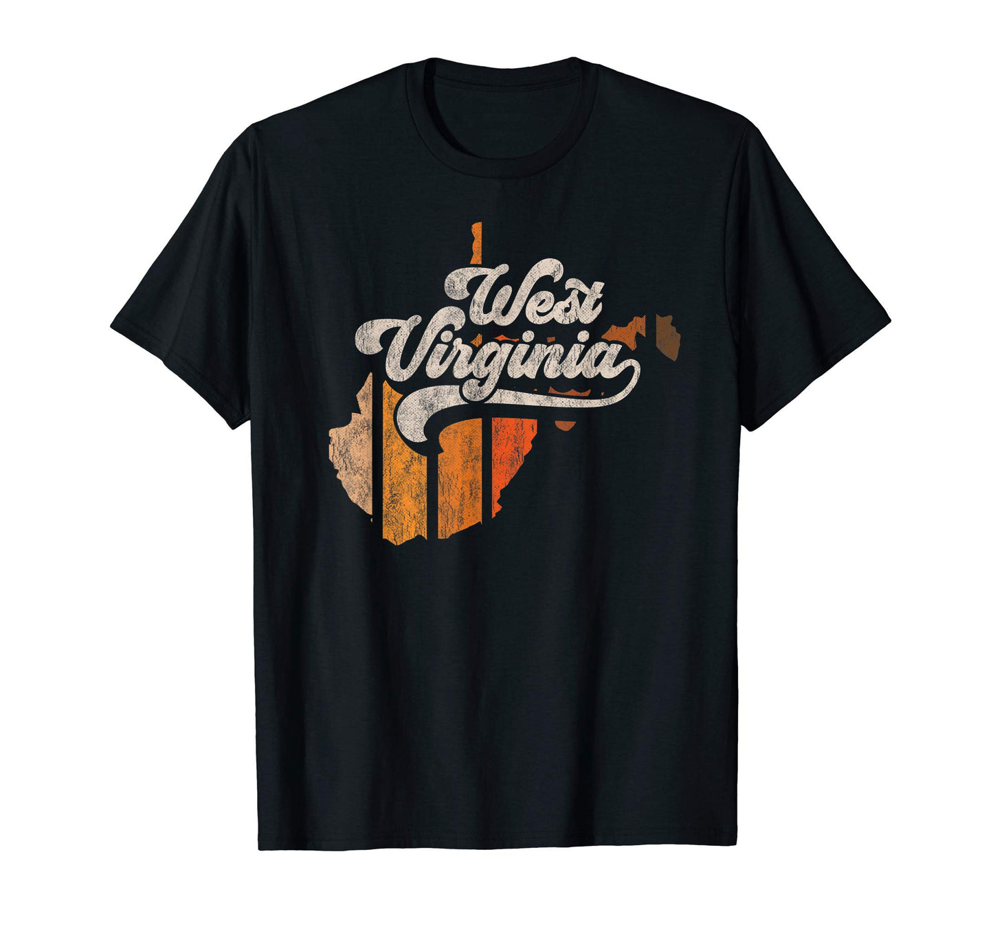 West Virginia Home 70S Stripes T-Shirt - Casual Everyday Wear Men Women - T-Shirt, Sweatshirt, Hoodie