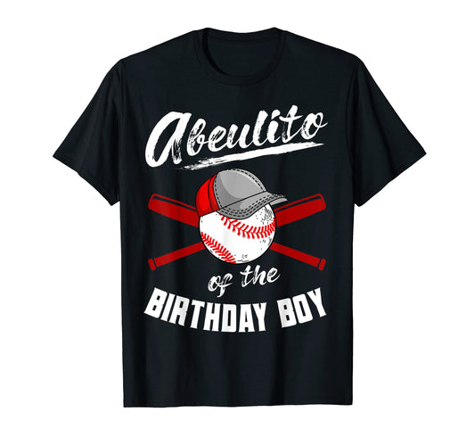 Abuelito Birthday Baseball Bday Party T-Shirt - Graphic Print for Adults - T-Shirt, Sweatshirt, Hoodie