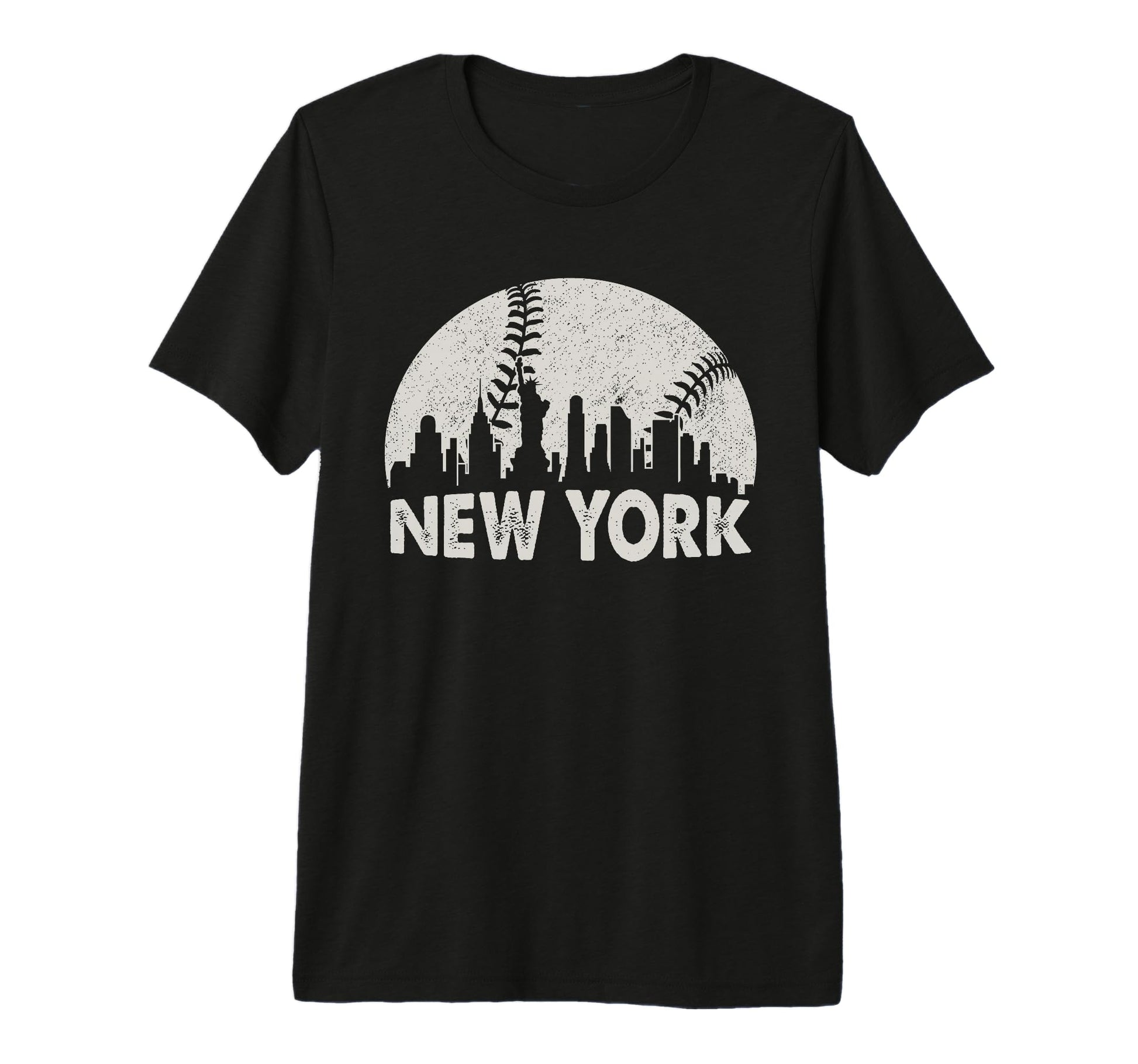 New York Skyline City Baseball T-Shirt - Casual Everyday Wear for Adults - T-Shirt, Sweatshirt, Hoodie