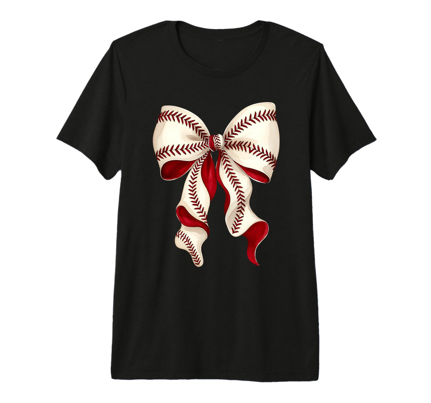 Baseball Mom Coquette Bow Sports Game Day T-Shirt - Unique Graphic Unisex - T-Shirt, Sweatshirt, Hoodie