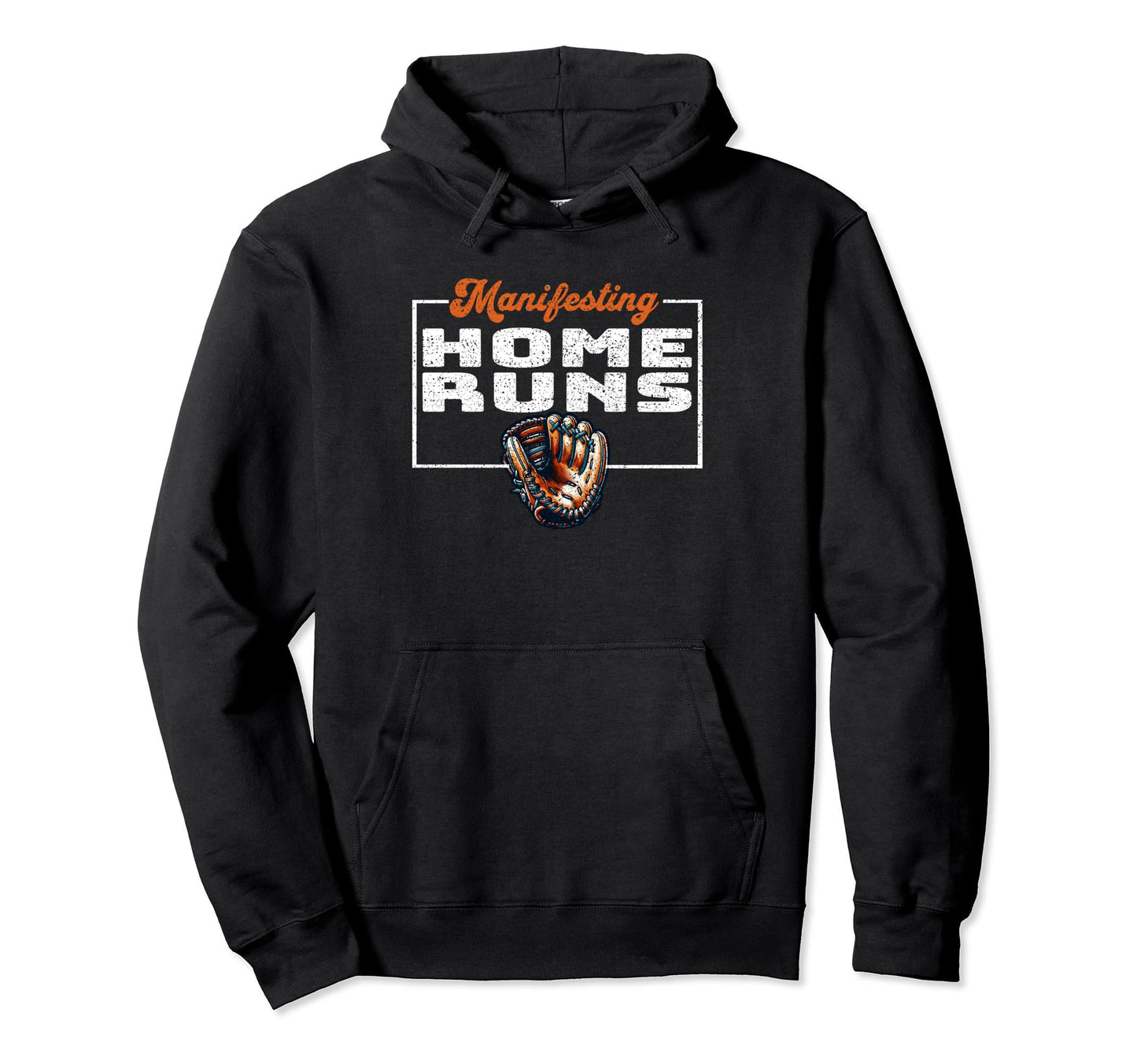Manifesting Home Runs Baseball Hoodie - Custom Art Print Men Women - T-Shirt, Sweatshirt, Hoodie