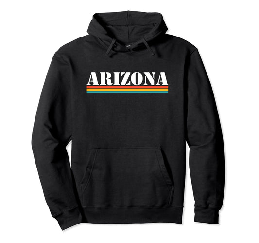 Arizona Az Stripes Hoodie - Novelty Apparel Unisex - T-Shirt, Sweatshirt, Hoodie