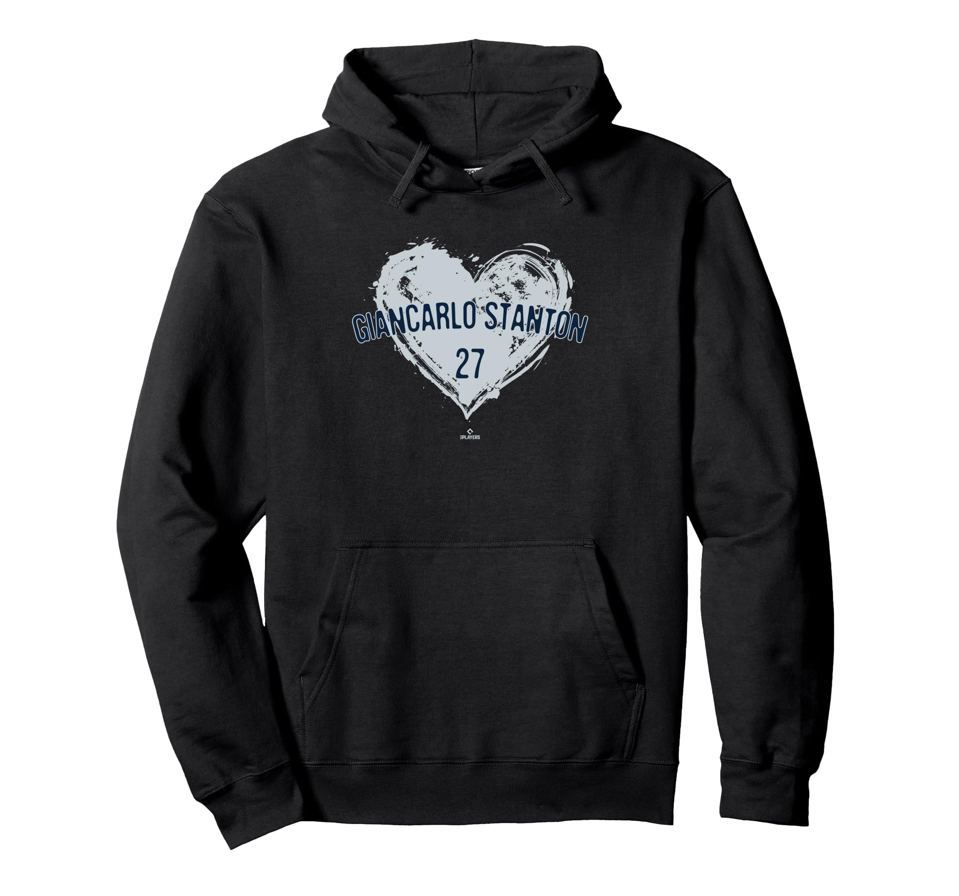 Distressed Heart Giancarlo Stanton Hoodie - Fun Novelty Design for Adults - T-Shirt, Sweatshirt, Hoodie