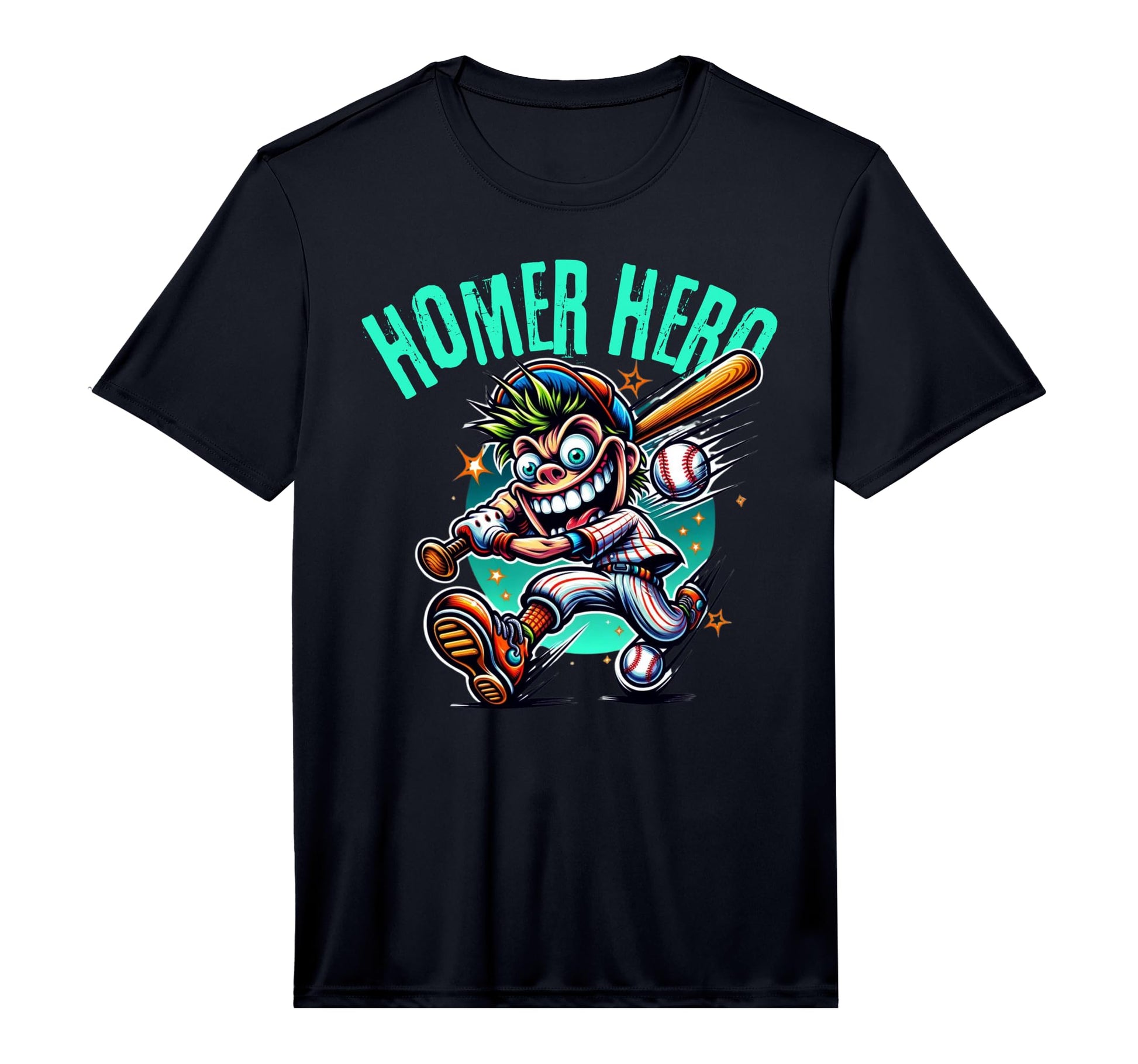 Homer Hero Fun Home Run Hitter Items T-Shirt - Trendy Graphic Men Women - T-Shirt, Sweatshirt, Hoodie