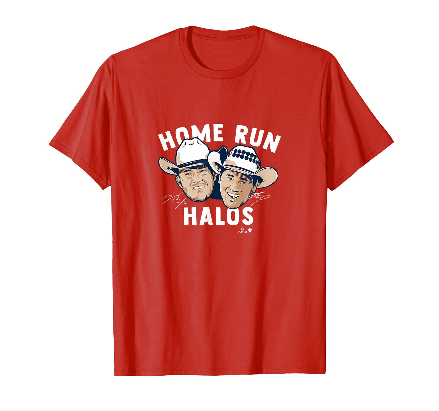 Trout Ohtani Home Run Halos Los T-Shirt - Custom Art Print for Adults - T-Shirt, Sweatshirt, Hoodie