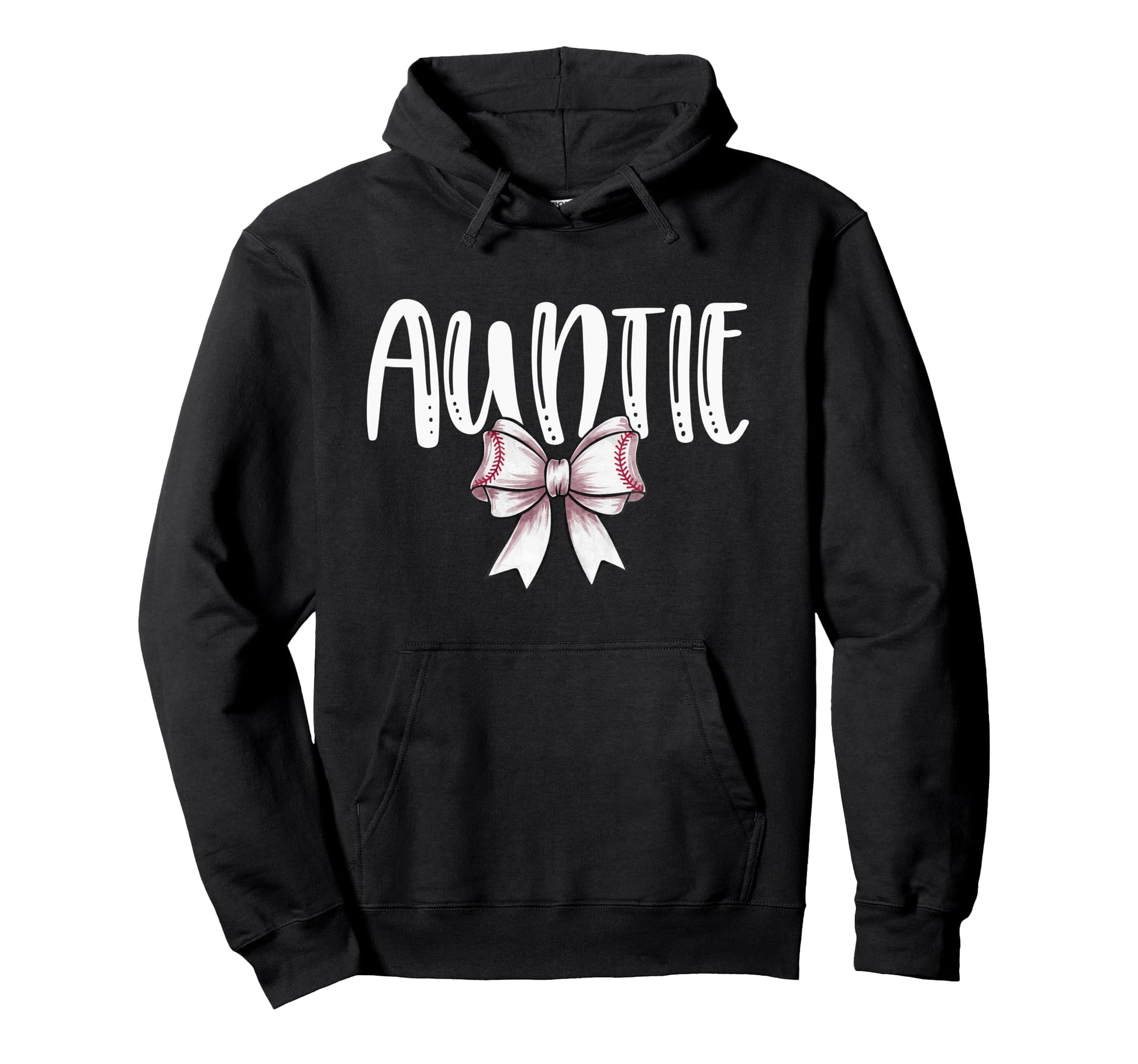 Coquette Baseball Auntie Spirit Hoodie - Unique Graphic for Adults - T-Shirt, Sweatshirt, Hoodie