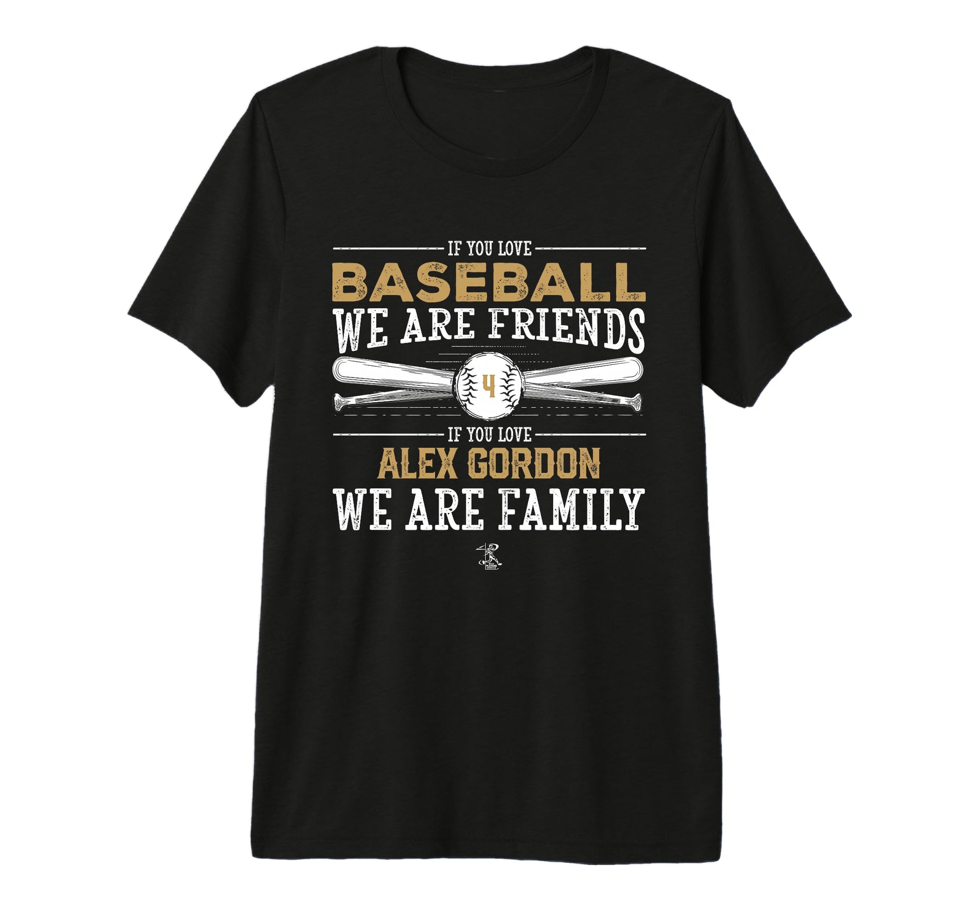Alex Gordon If You Love Baseball Tri T-Shirt - Trendy Graphic for Adults - T-Shirt, Sweatshirt, Hoodie