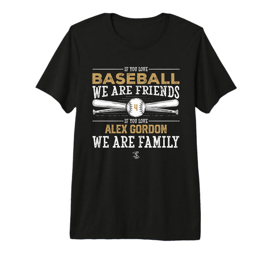 Alex Gordon If You Love Baseball Tri T-Shirt - Trendy Graphic for Adults - T-Shirt, Sweatshirt, Hoodie