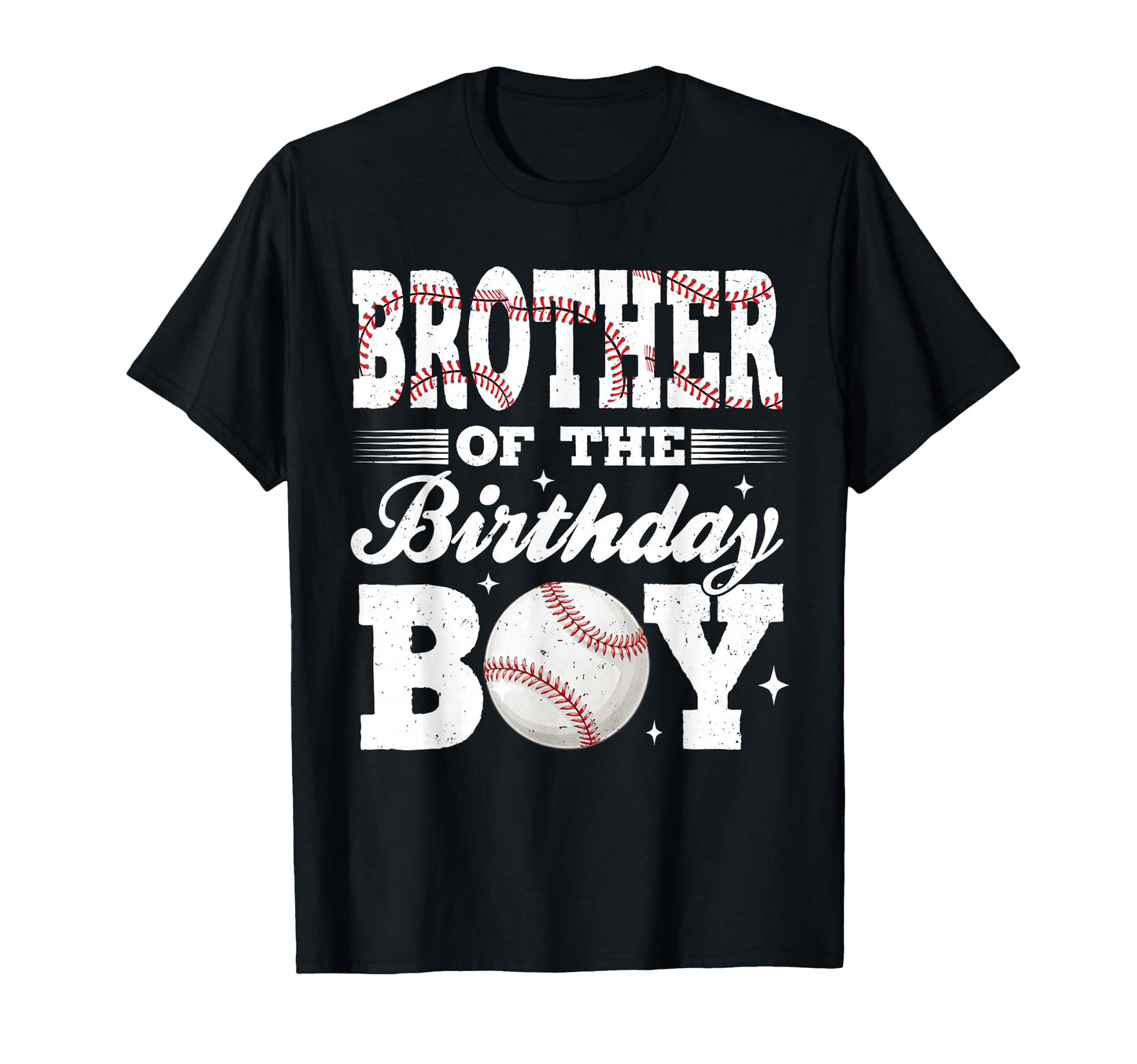Brother Birthday Baseball Matching T-Shirt - Fun Novelty Design Men Women - T-Shirt, Sweatshirt, Hoodie
