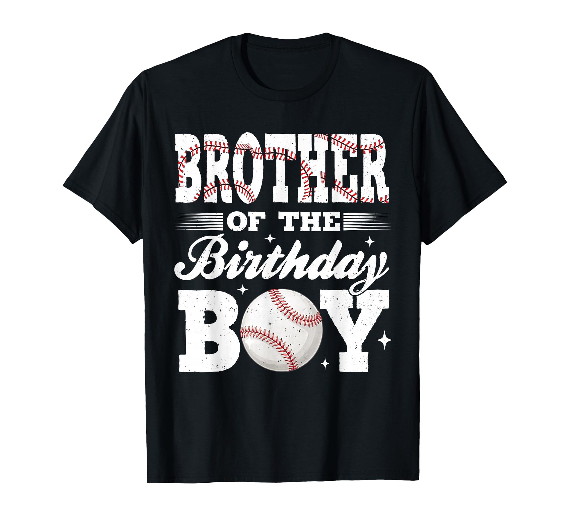 Brother Birthday Baseball Matching T-Shirt - Fun Novelty Design Men Women - T-Shirt, Sweatshirt, Hoodie