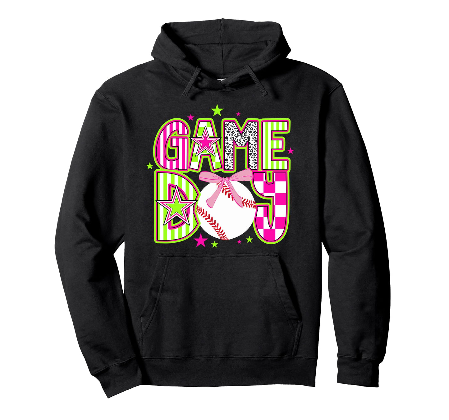 Game Day Coquette Baseball Game Day Hoodie - Minimalist Print Unisex - T-Shirt, Sweatshirt, Hoodie