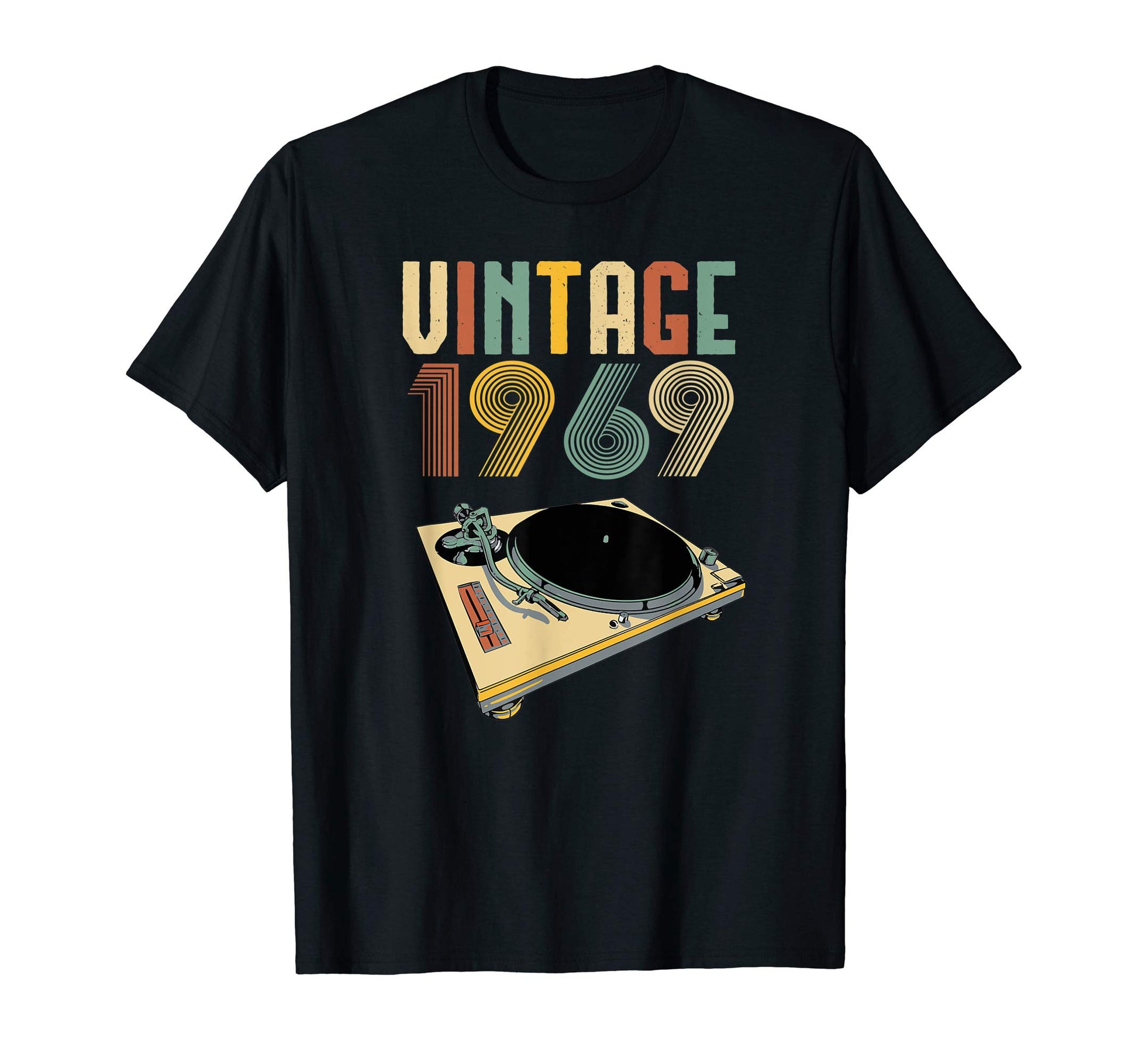 1969 Record Player Vinyl Lovers T-Shirt - Novelty Apparel for Adults - T-Shirt, Sweatshirt, Hoodie