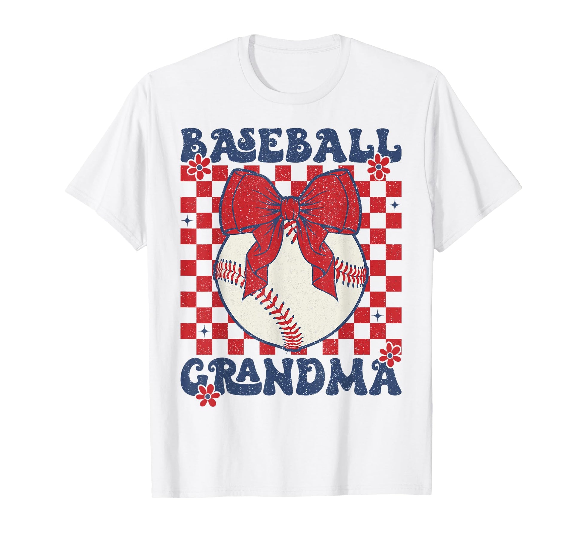 Baseball Grandma Coquette Bow Game T-Shirt - Aesthetic Graphic for Adults - T-Shirt, Sweatshirt, Hoodie