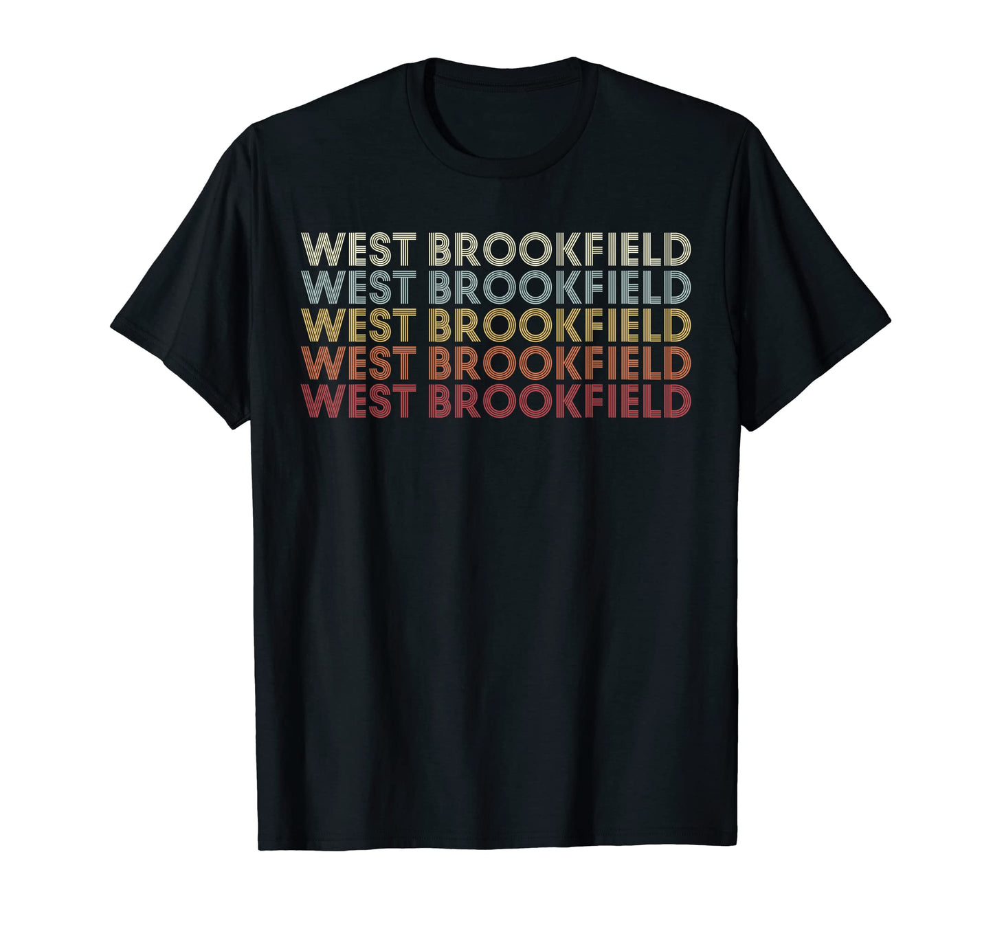 West Brookfield Massachusetts West T-Shirt - Aesthetic Graphic Unisex - T-Shirt, Sweatshirt, Hoodie