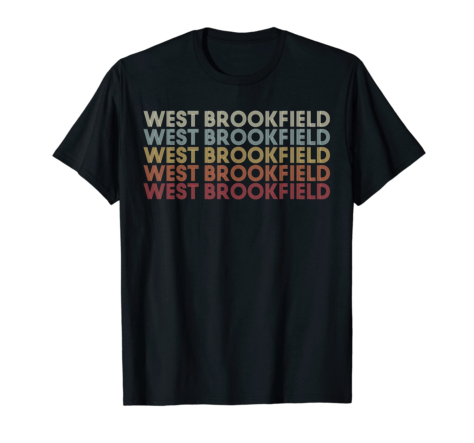 West Brookfield Massachusetts West T-Shirt - Aesthetic Graphic Unisex - T-Shirt, Sweatshirt, Hoodie